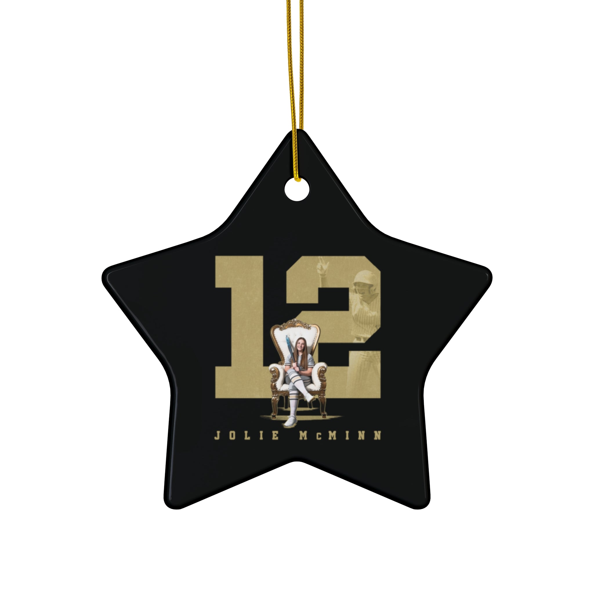 Jolie McMinn Ceramic Ornament