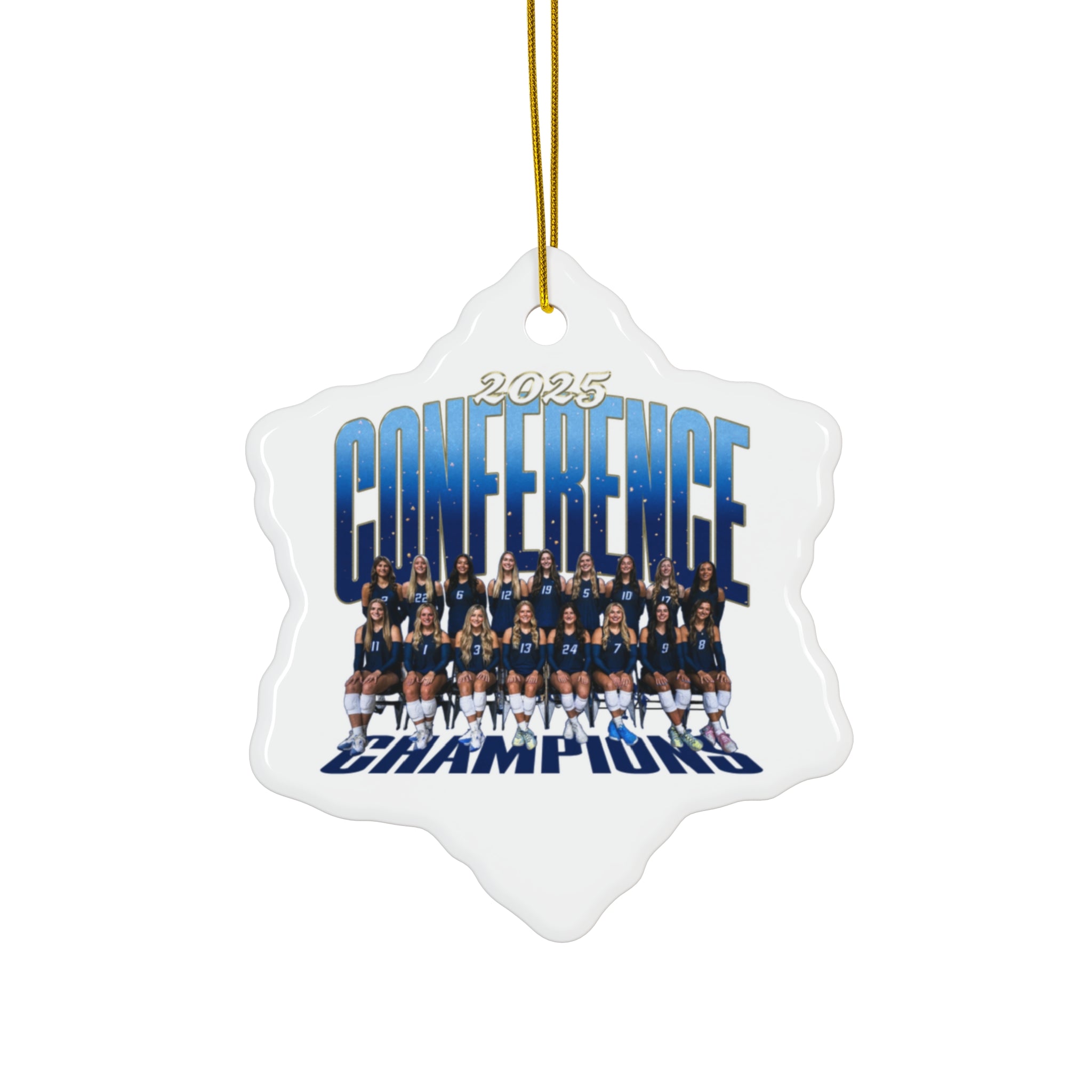 Conference Champs 2025 Ceramic Ornament