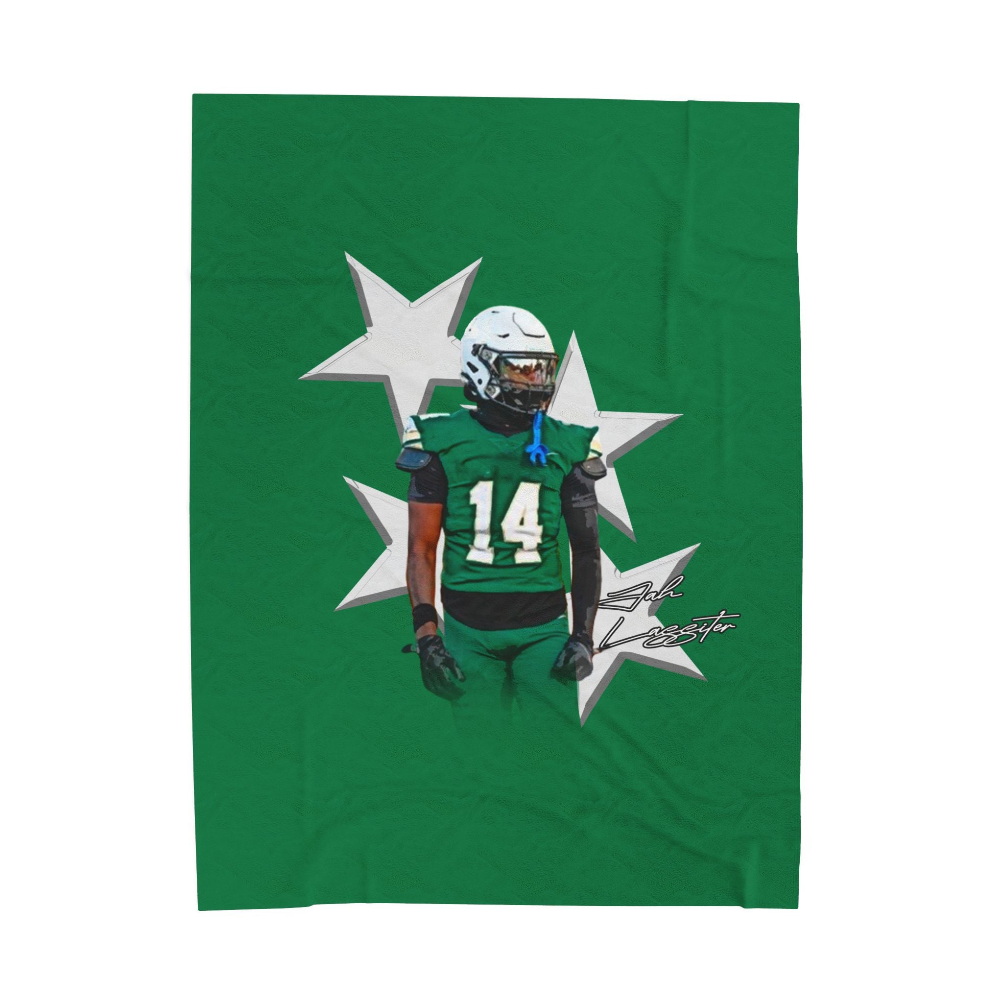 Jah Lassiter Velveteen Plush Blanket