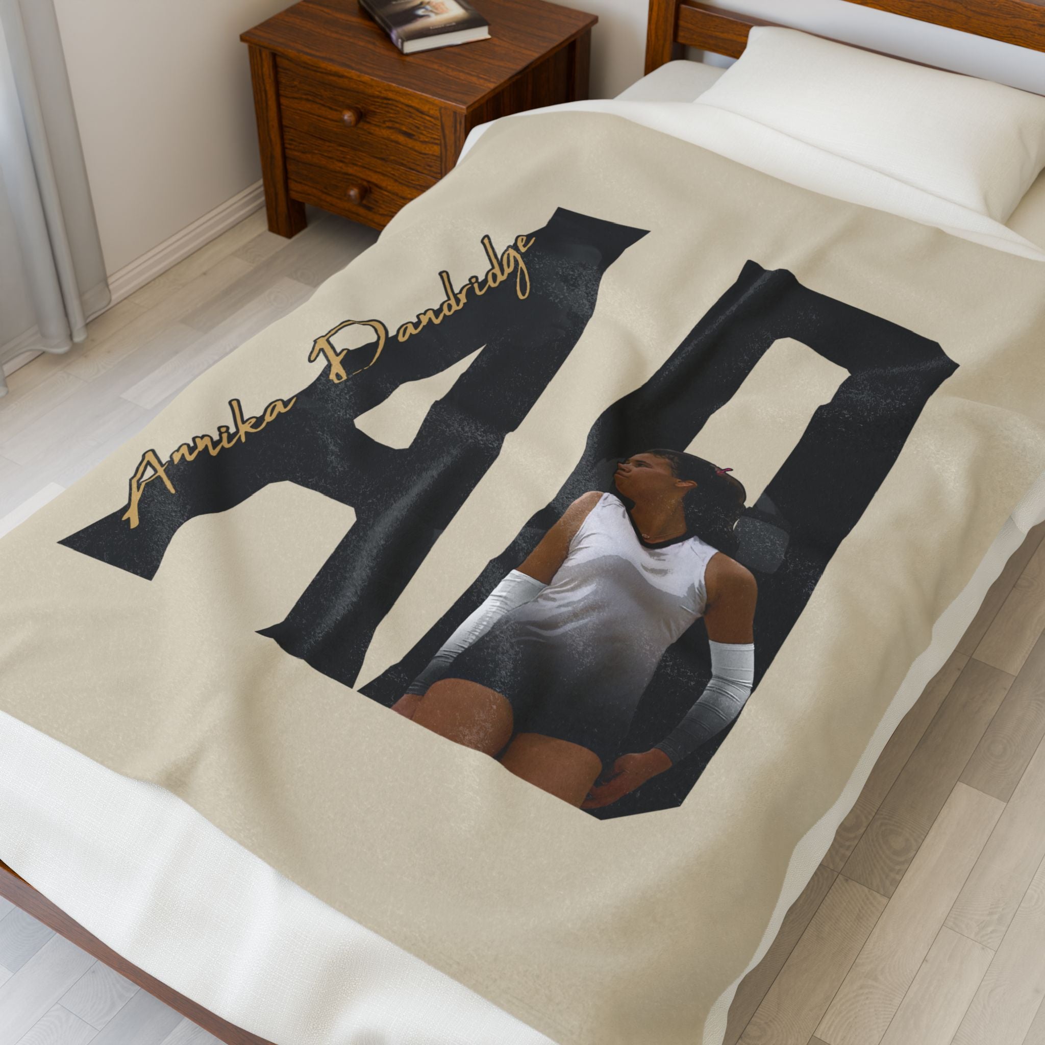 Annika Dandridge Velveteen Plush Blanket
