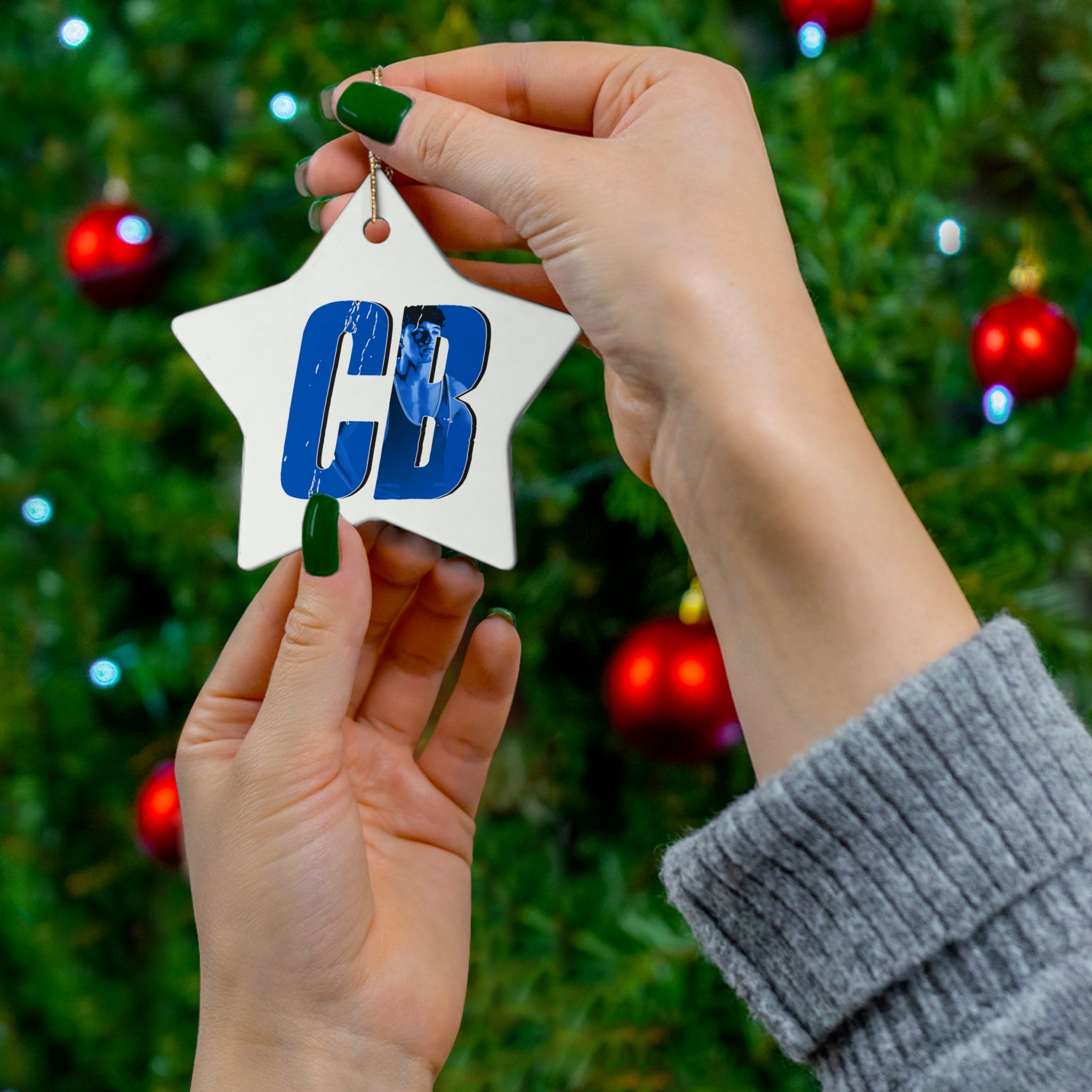 Caden Barrientos Ceramic Ornament