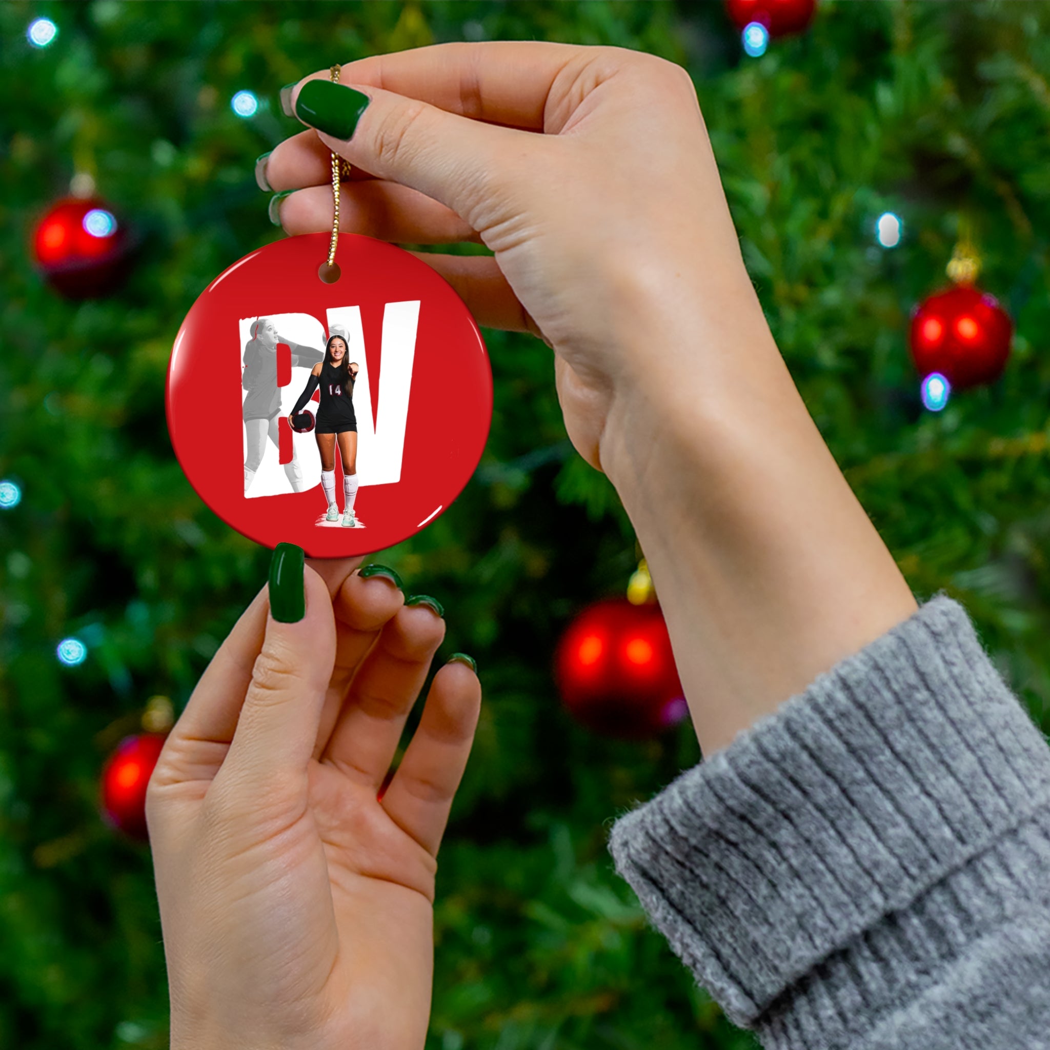Brooklyn Vigil Ceramic Ornament