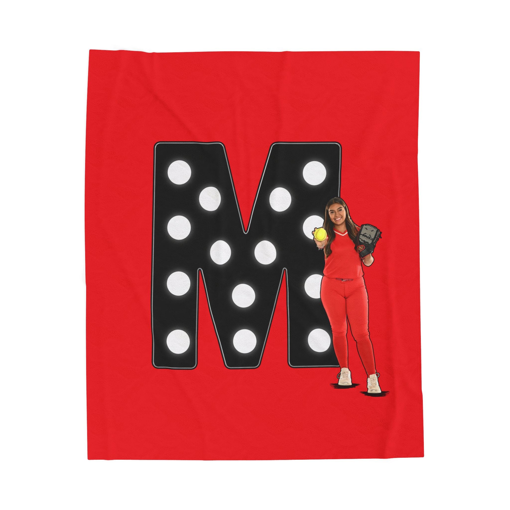 Maddie Mendoza Velveteen Plush Blanket