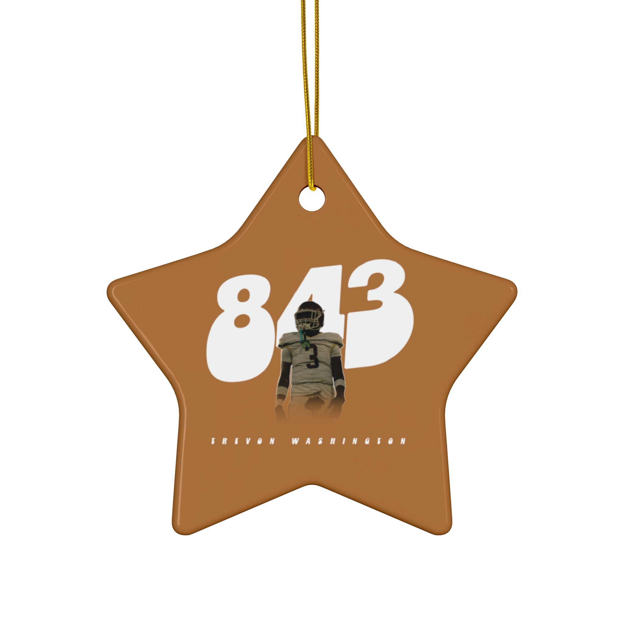 Trevon Washington Ceramic Ornament
