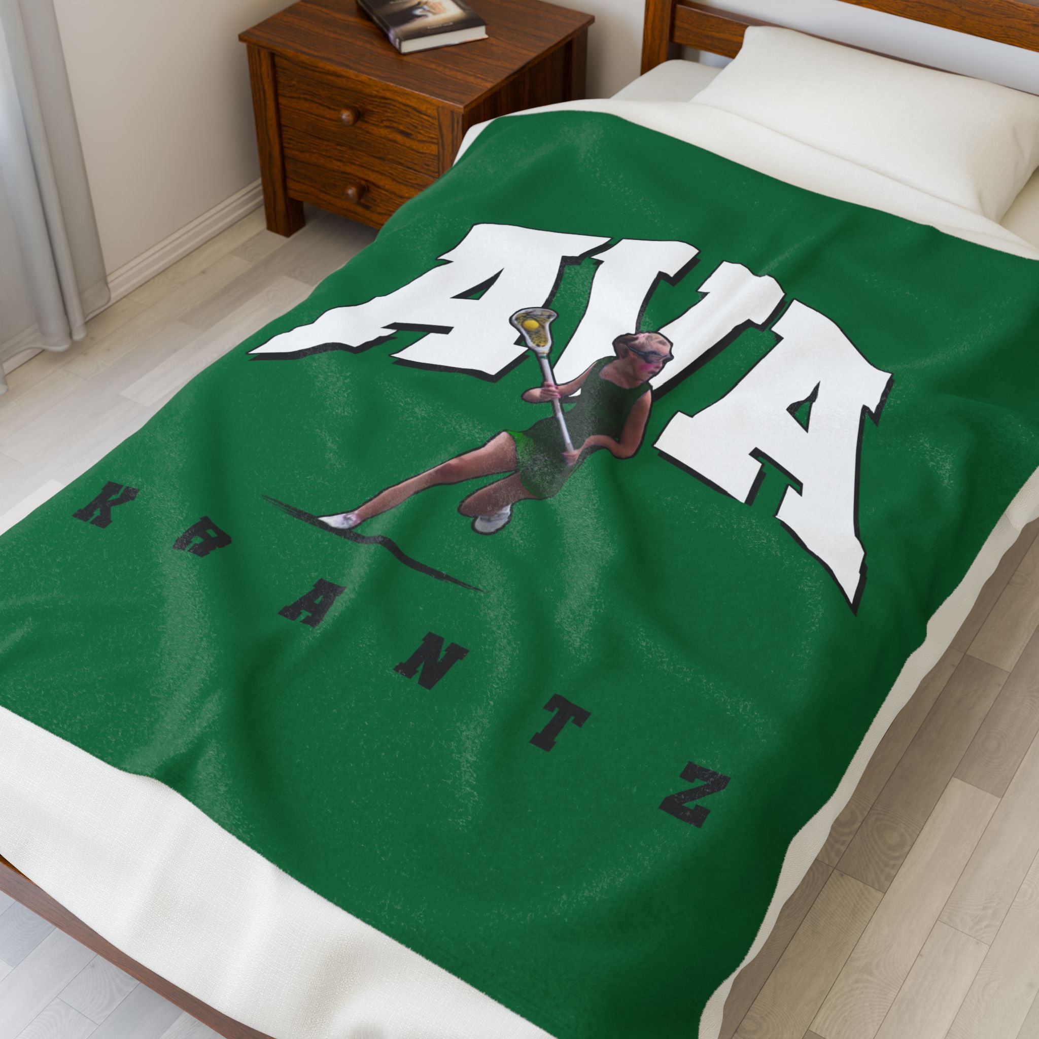 Ava Krantz Velveteen Plush Blanket