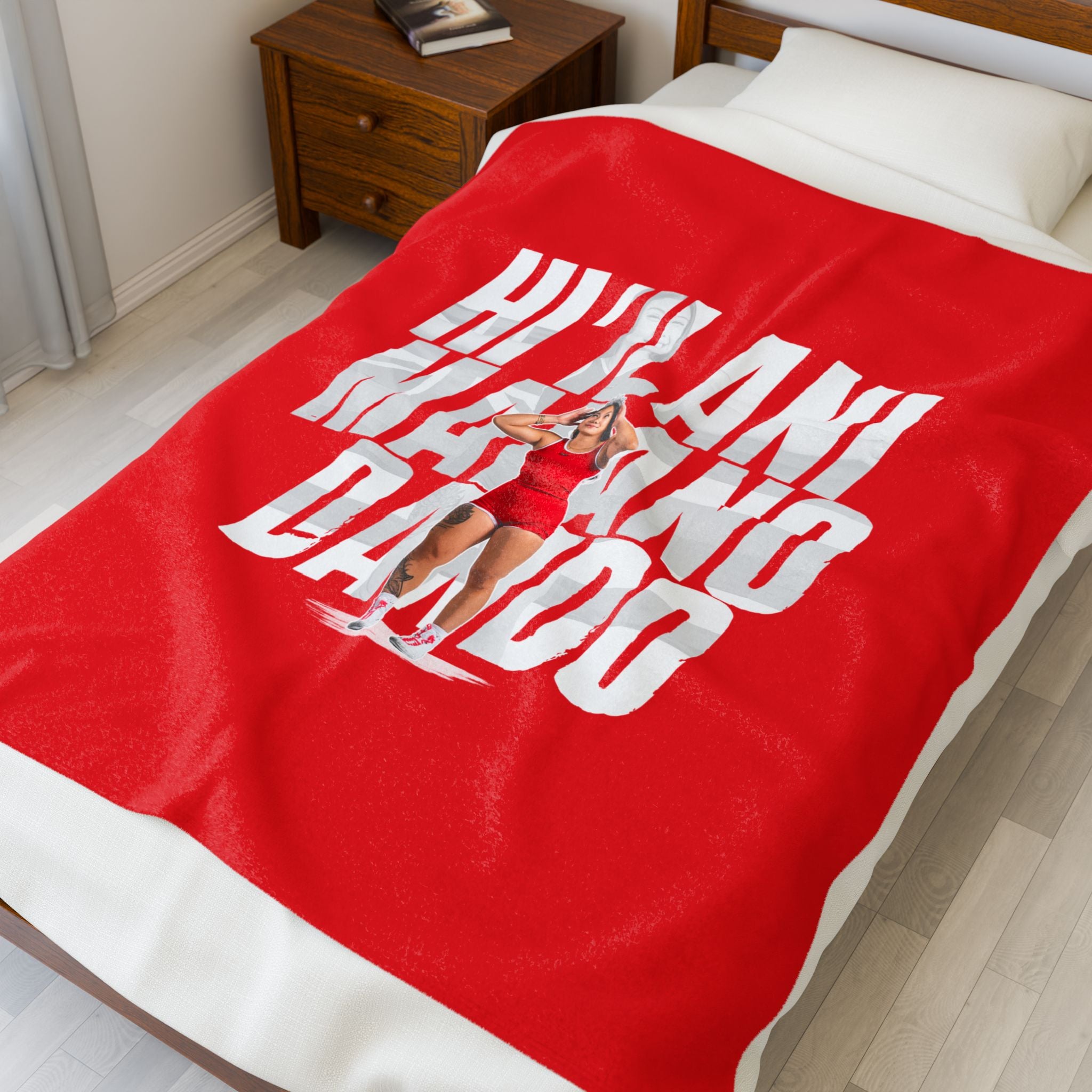 Hi'ilani Malano-Dando Velveteen Plush Blanket