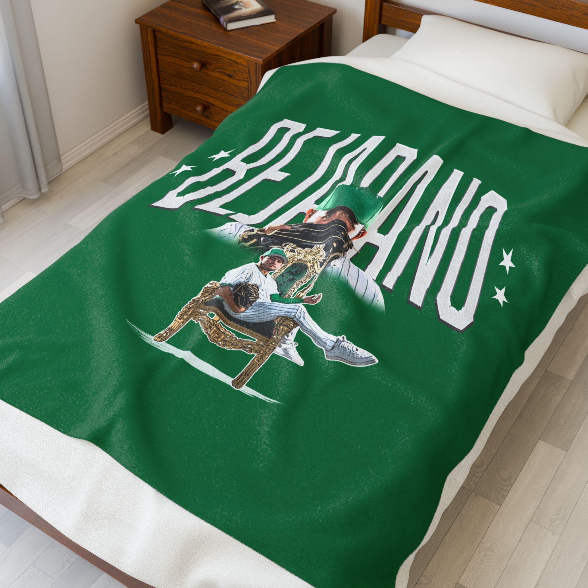 Mario Bejarano Velveteen Plush Blanket