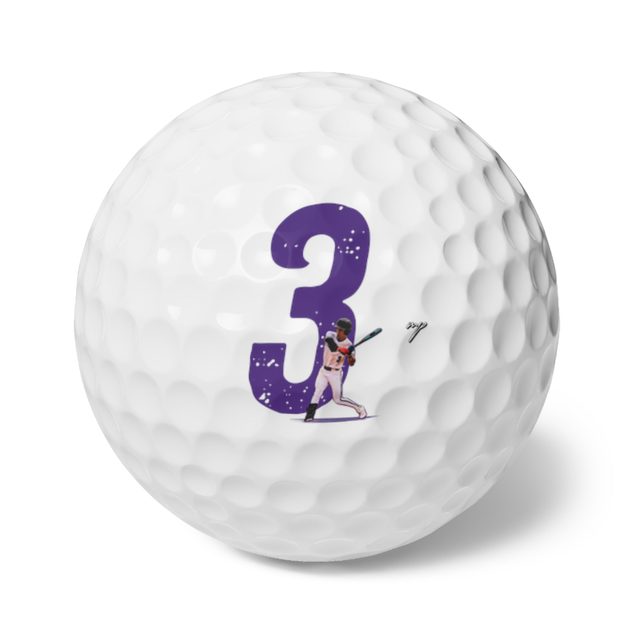 Ian Rowe Golf Balls, 6pc