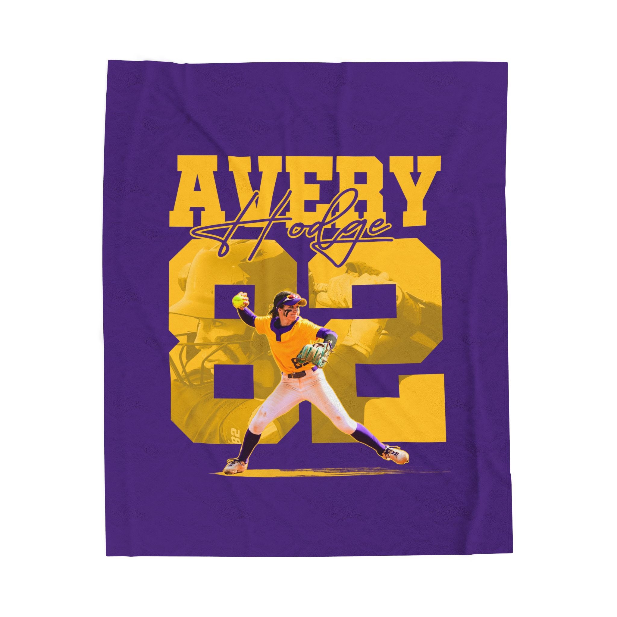 Avery Hodge Velveteen Plush Blanket