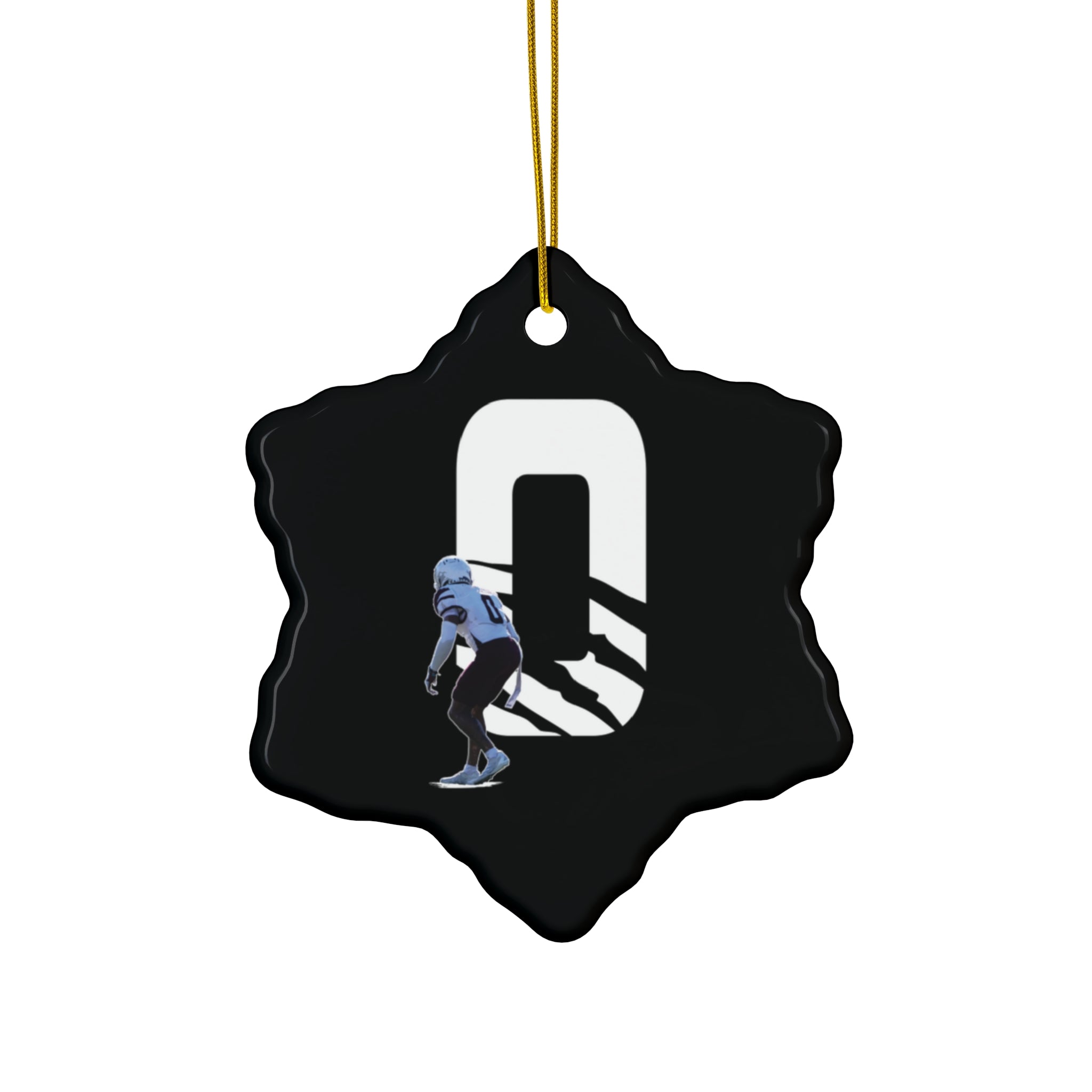 Aaron Cyrus Ceramic Ornament