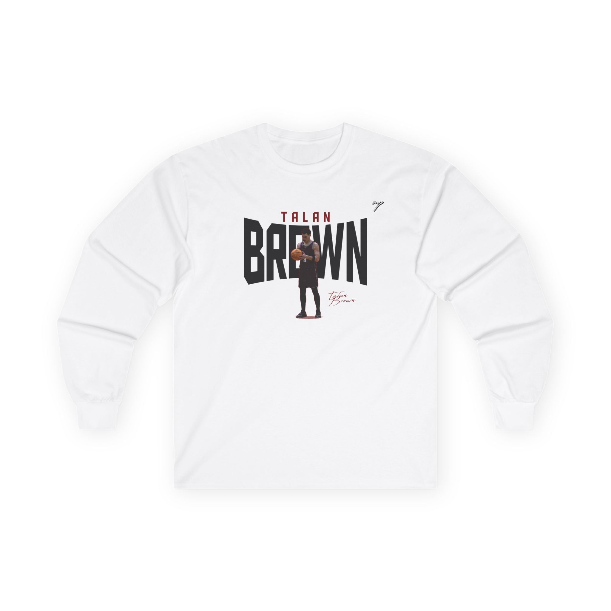 Talan Brown Long Sleeve Tee