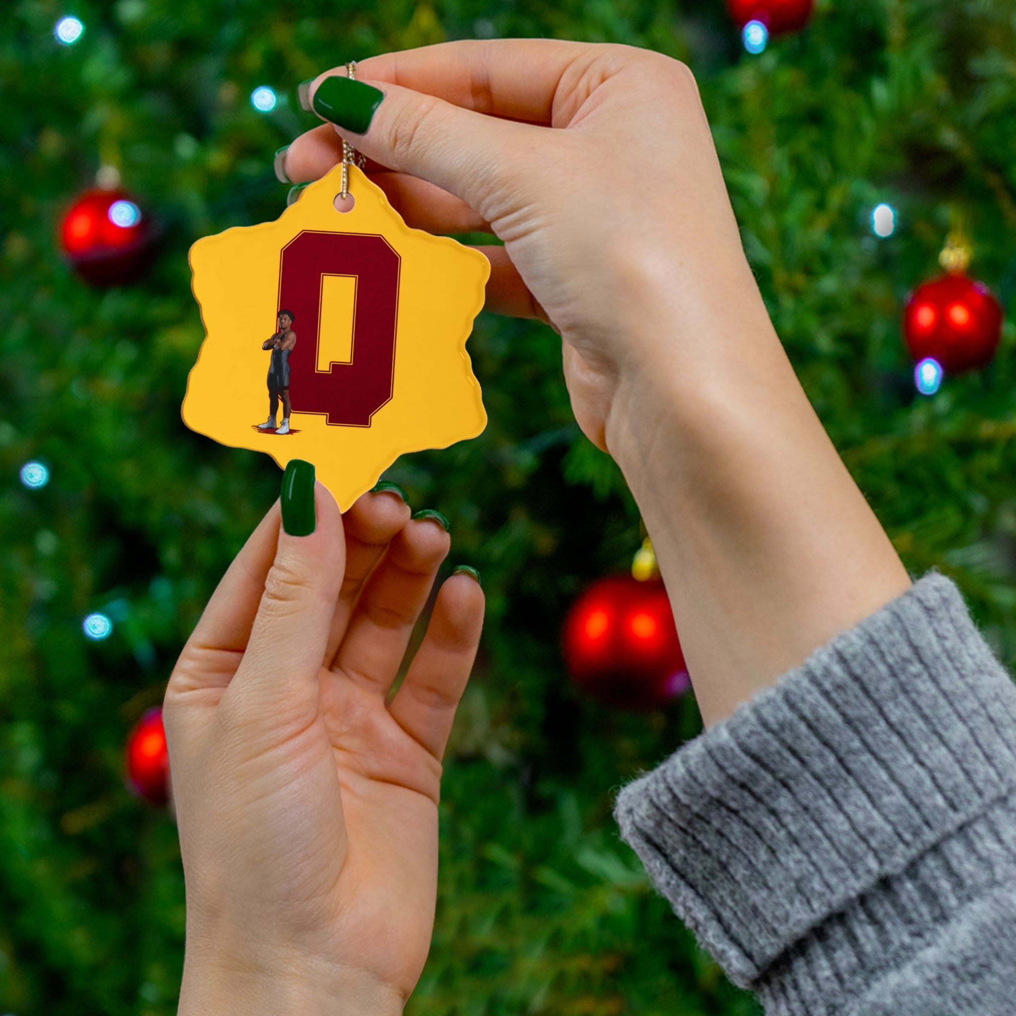 Quincy Hulverson Ceramic Ornament