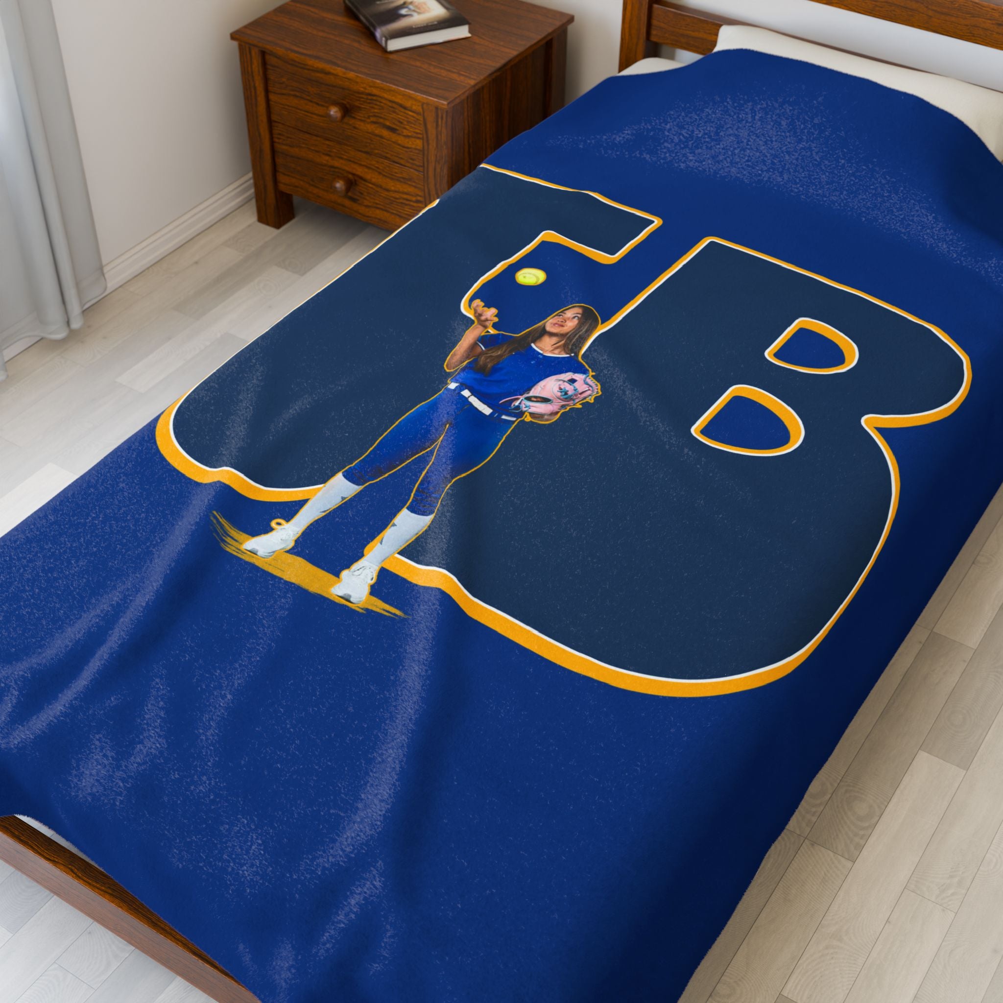 Tehya Banks Velveteen Plush Blanket