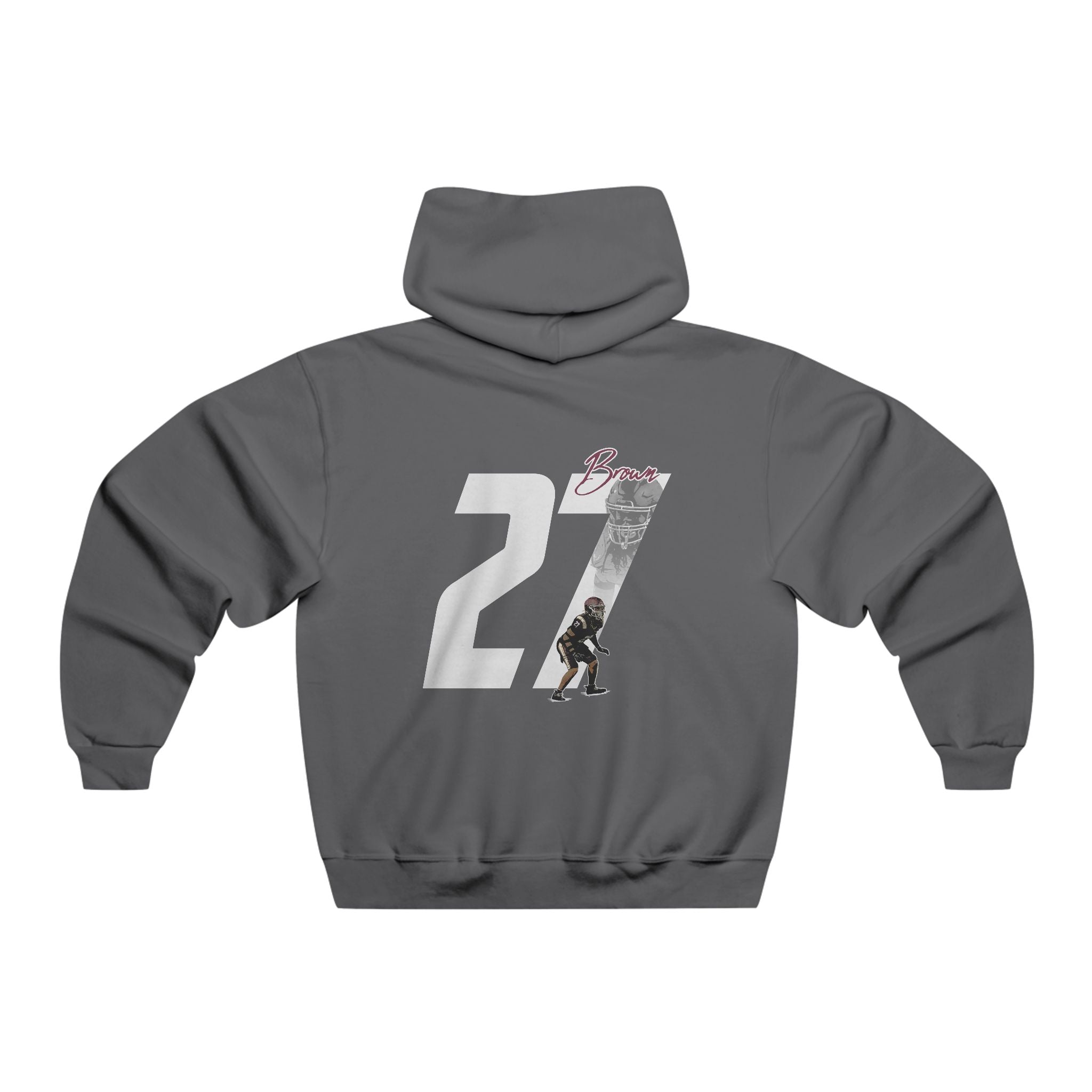 Reiheem Brown Vintage Hoodie