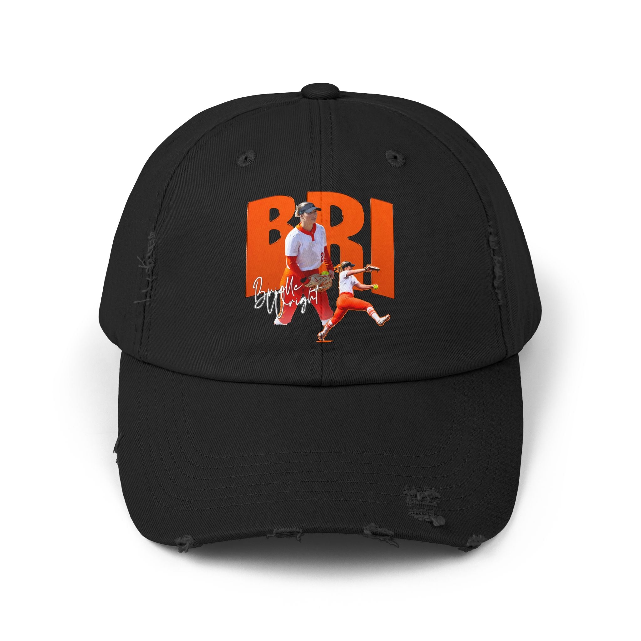 Brielle Wright Distressed Dad Cap