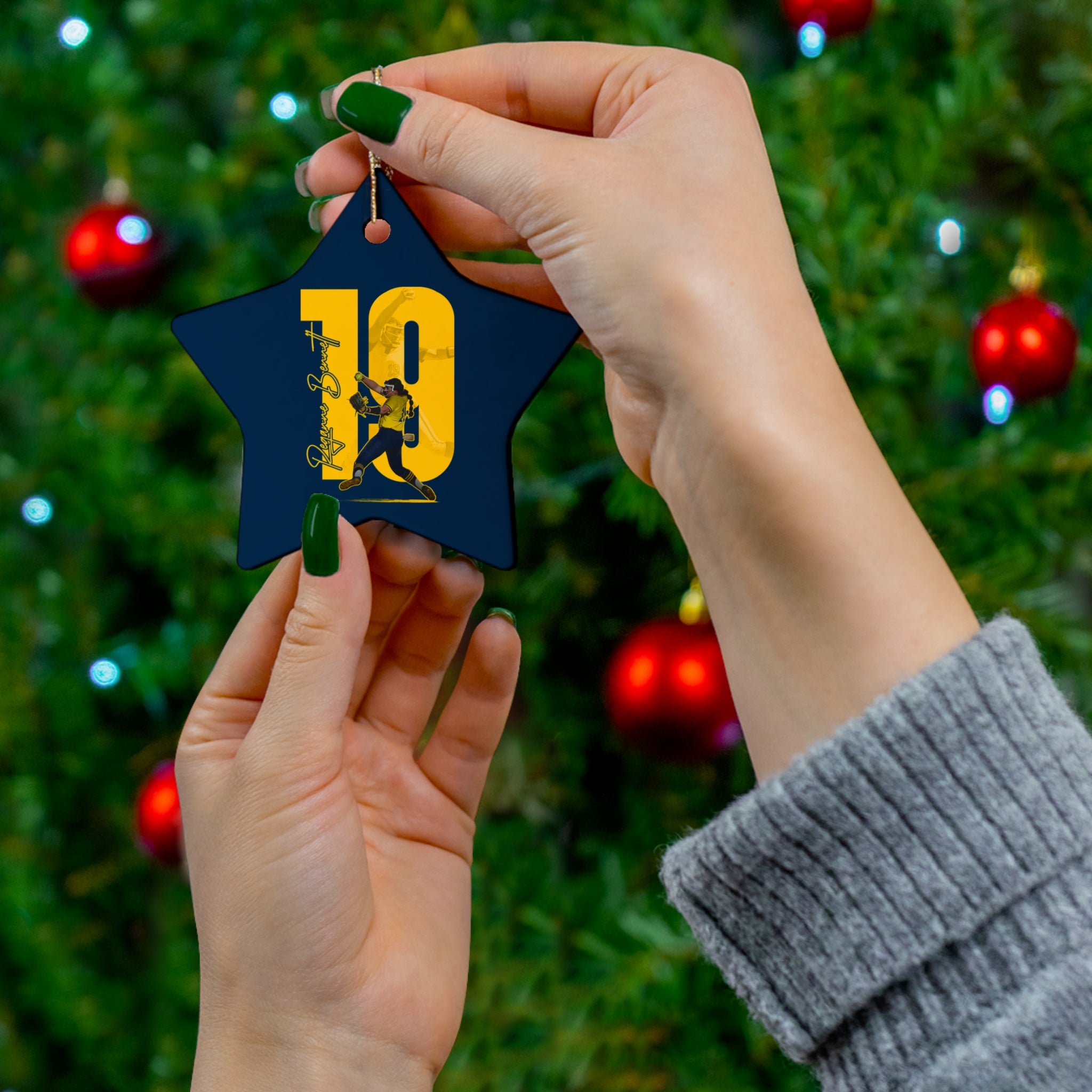 Reganne Bennett Ceramic Ornament