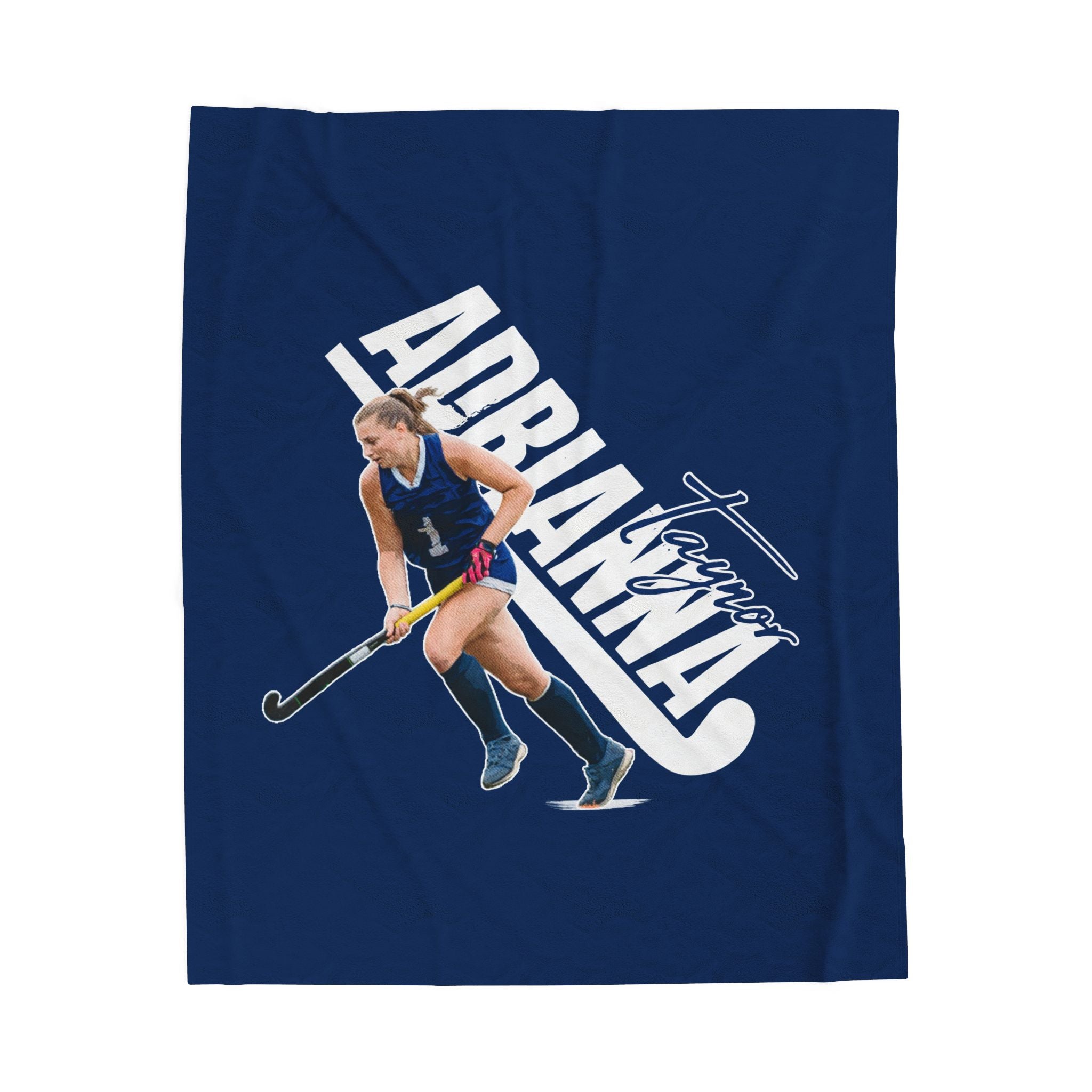 Adrianna Taynor Velveteen Plush Blanket