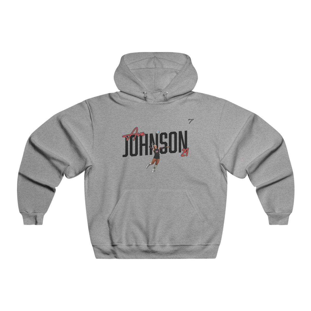 Ava Johnson Vintage Hoodie (Front + Back)