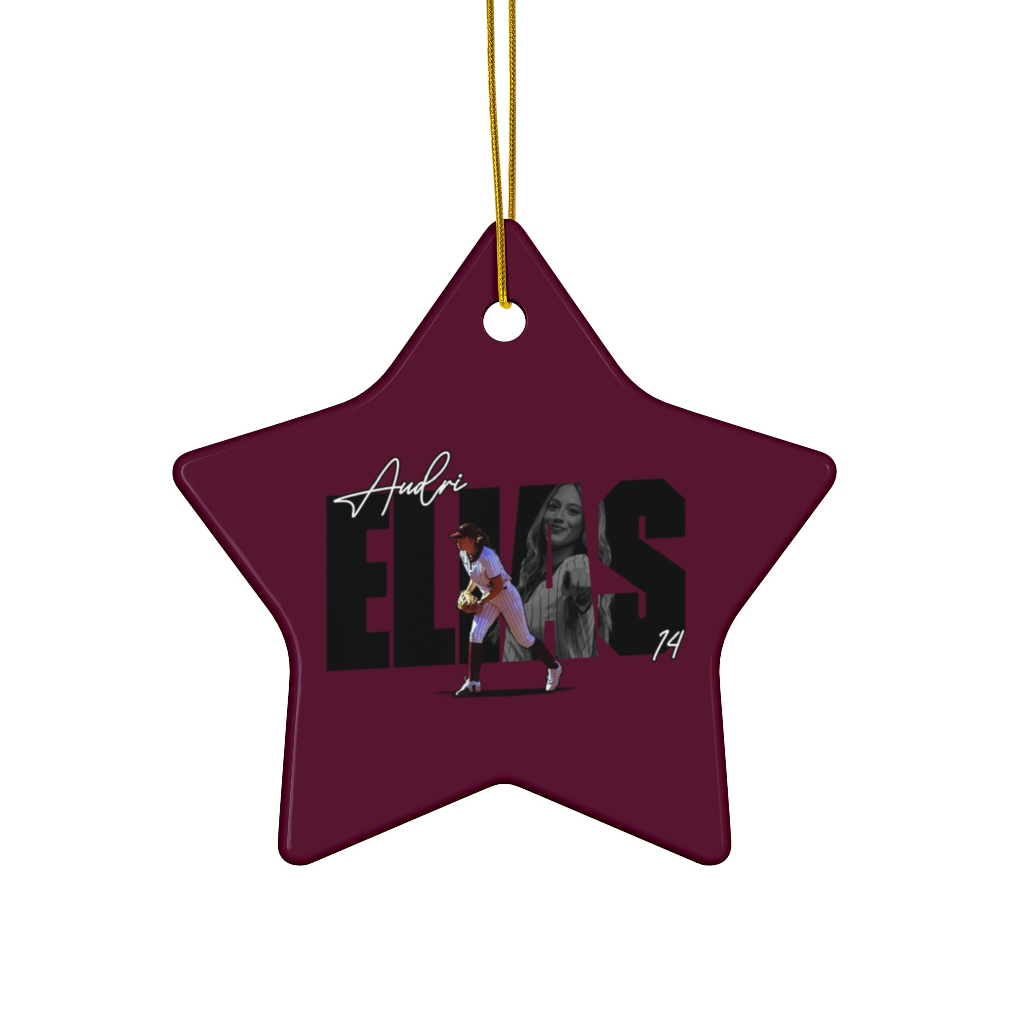 Audri Elias Ceramic Ornament