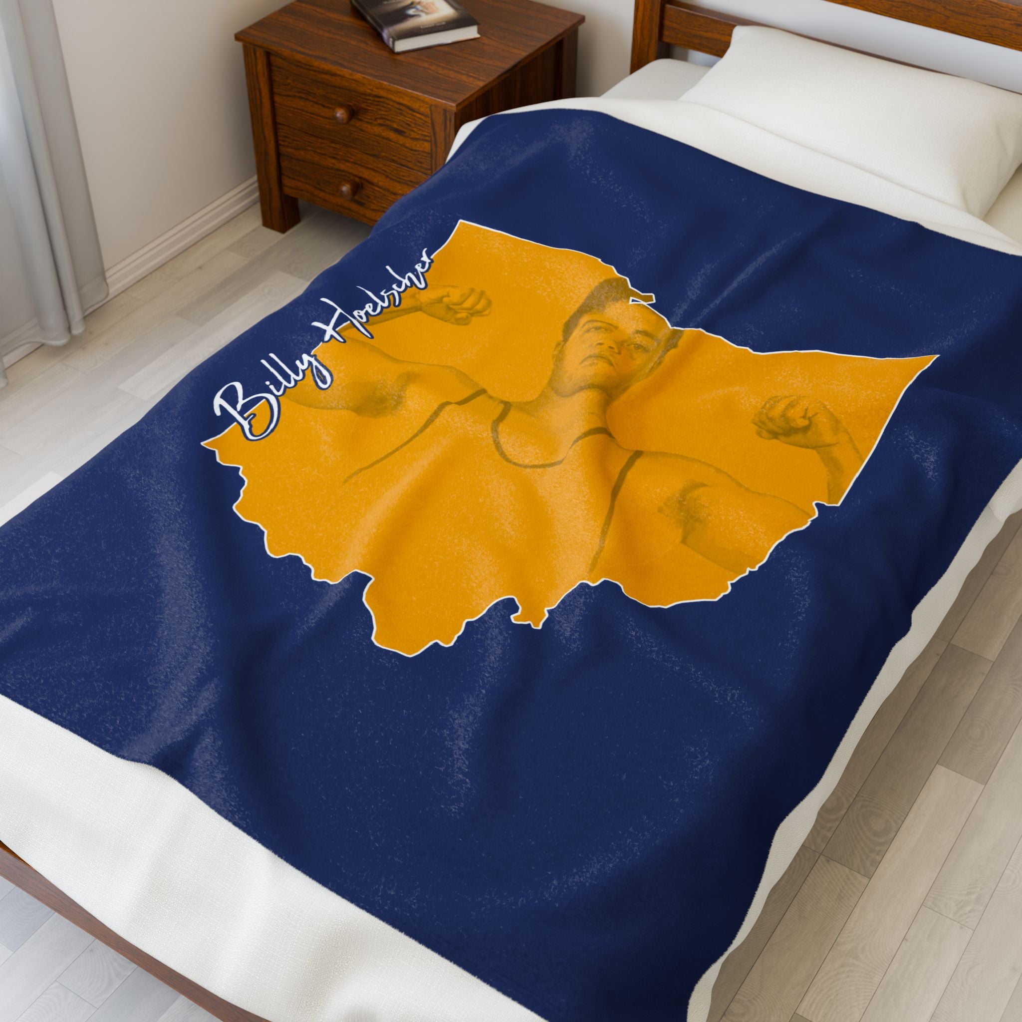 Billy Hoelscher Velveteen Plush Blanket