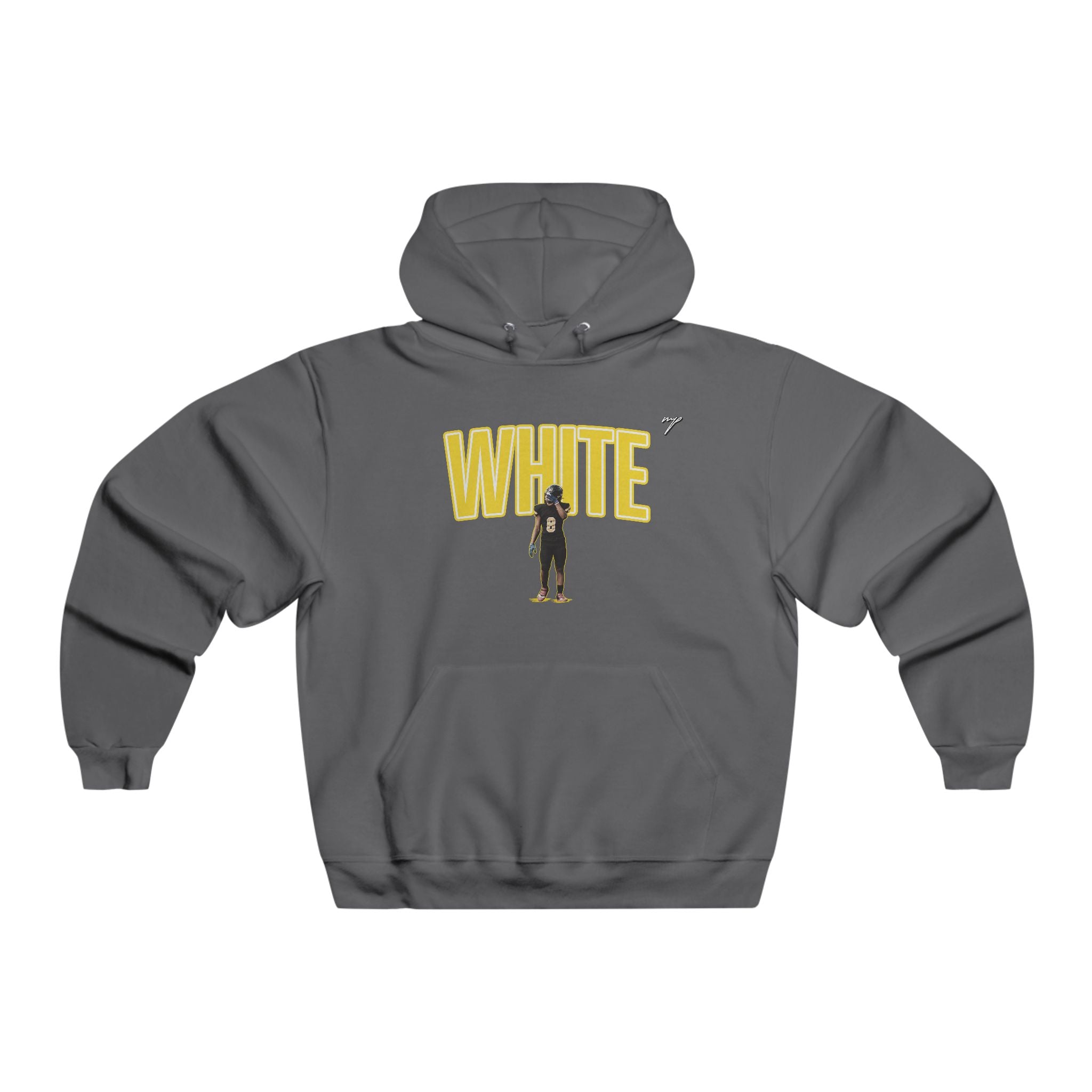 Nasir White Vintage Hoodie