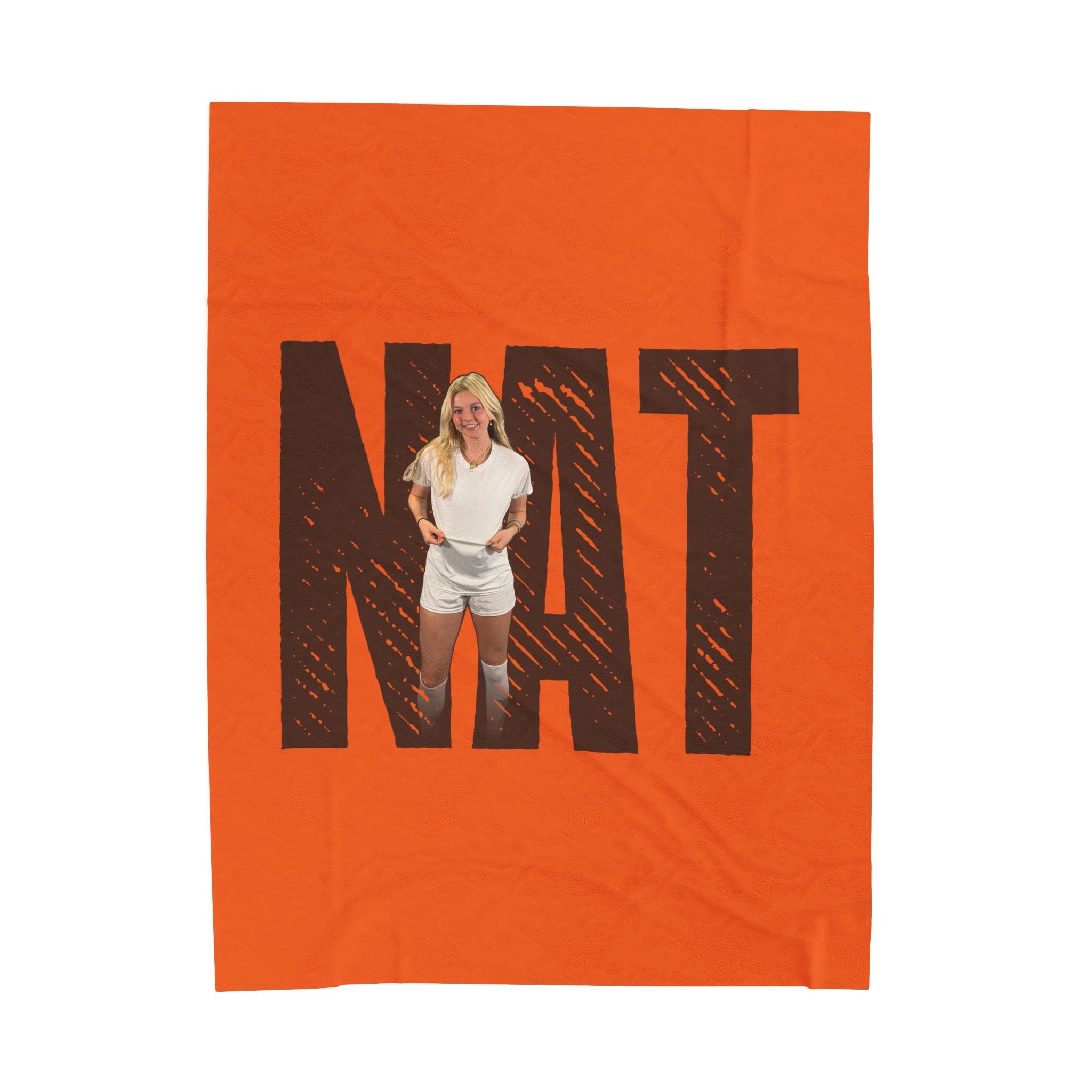 Natalie Hoover Velveteen Plush Blanket