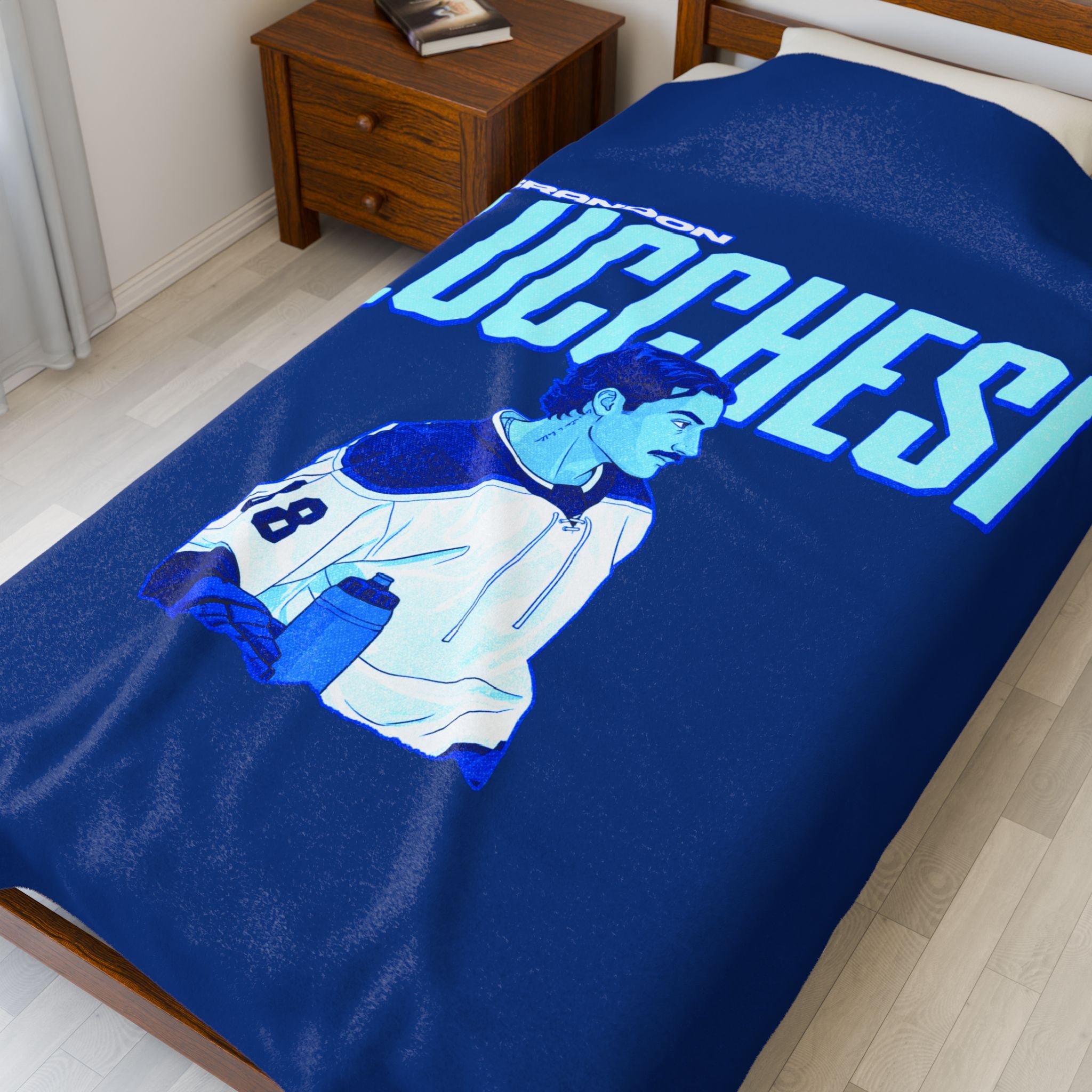 Brandon Lucchesi Velveteen Plush Blanket