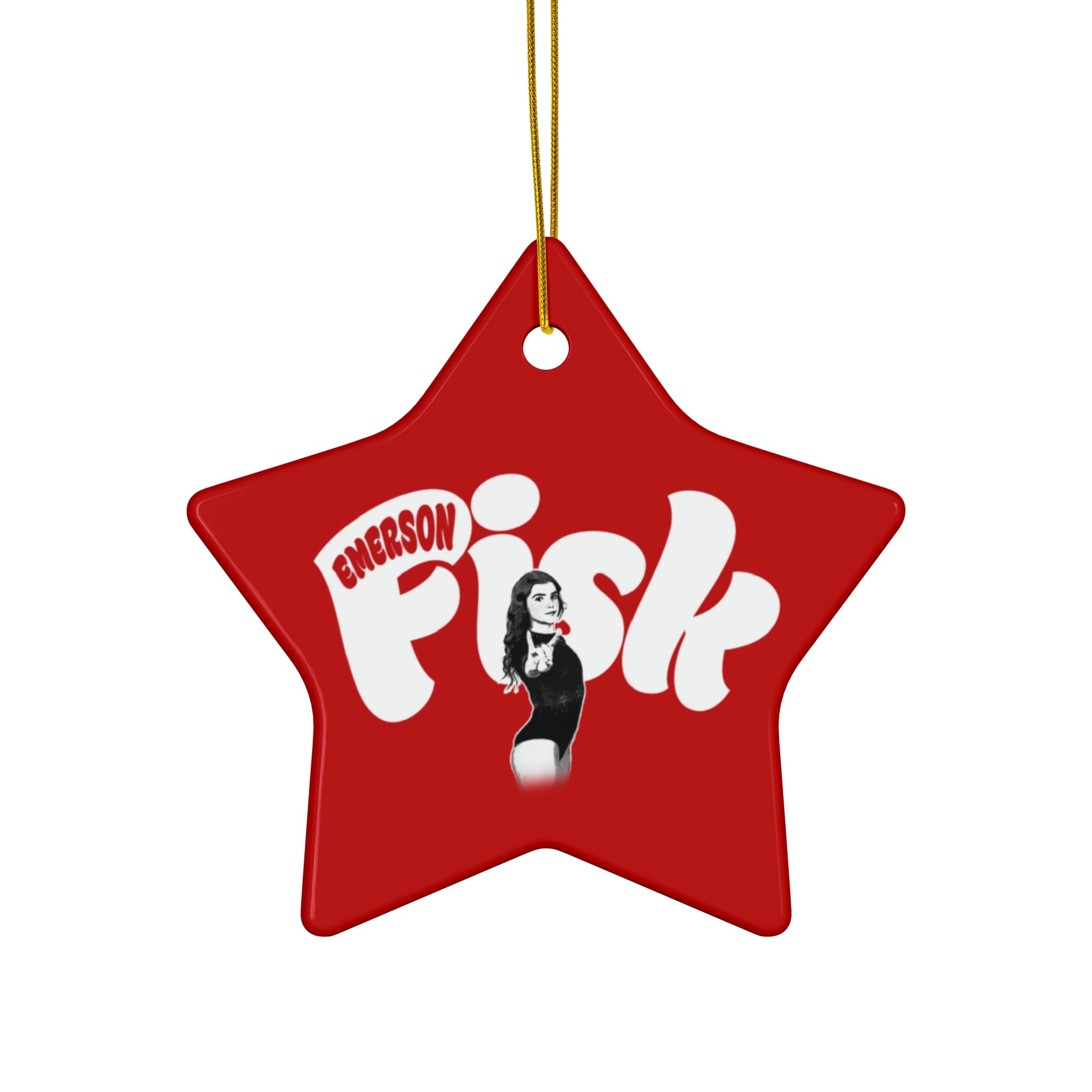 Emerson Fisk Ceramic Star Ornament