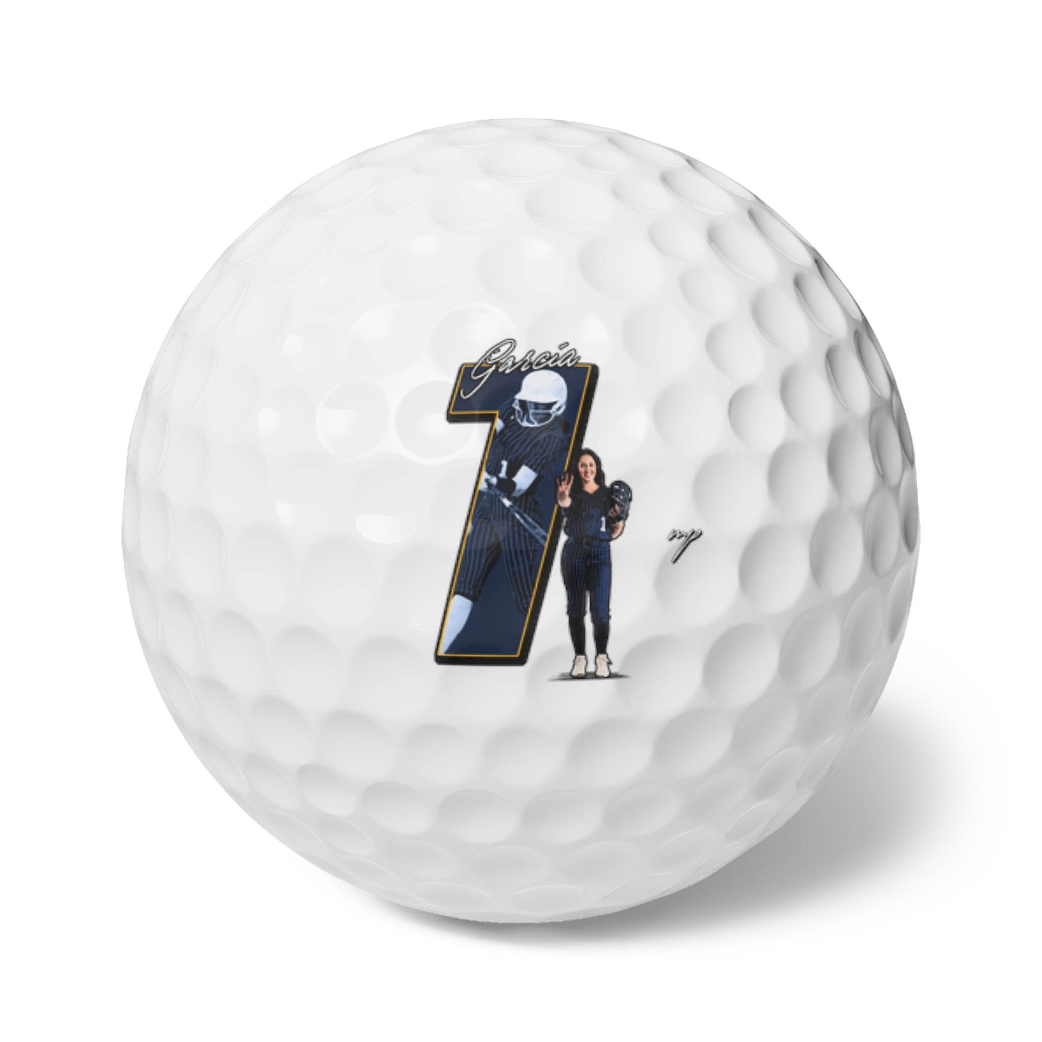 Haley Garcia Golf Balls, 6pc