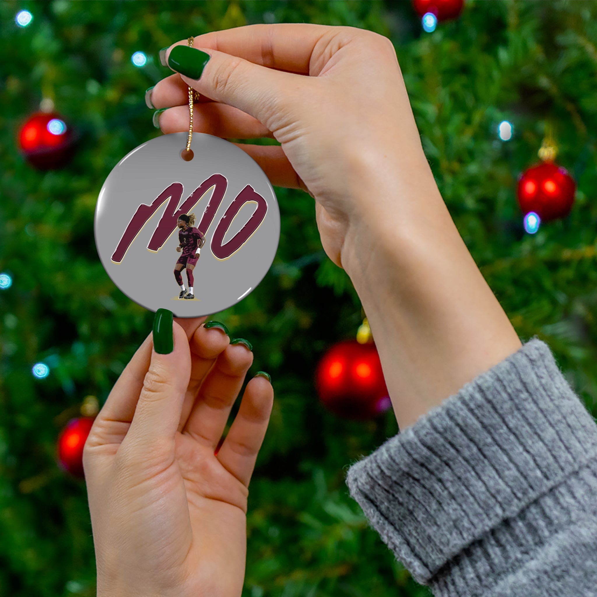 Michael Ochoche Ceramic Ornament