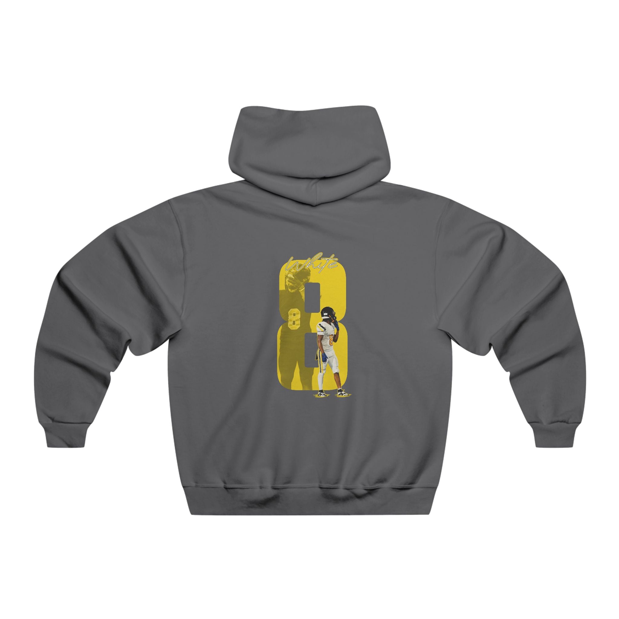 Nasir White Vintage Hoodie