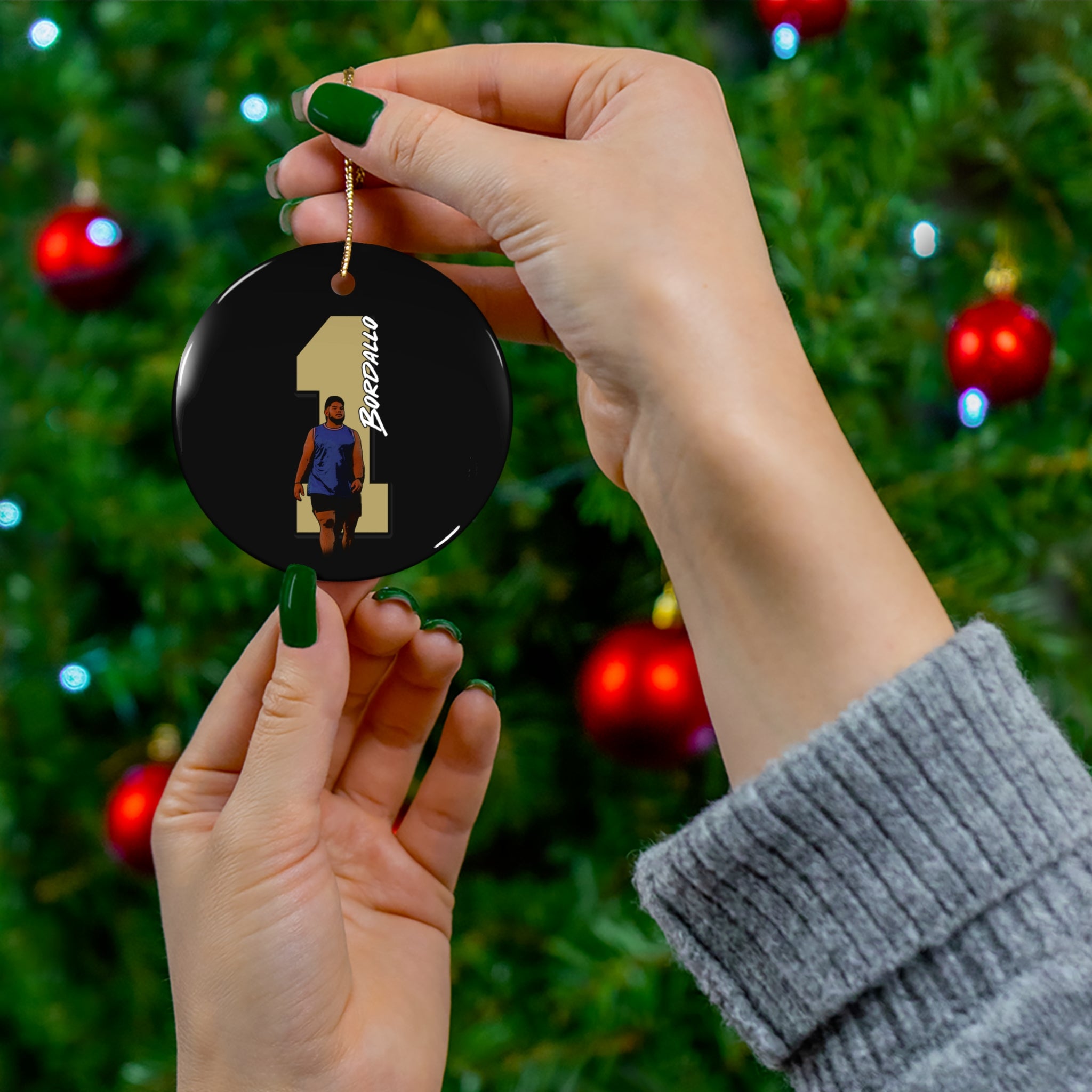 Alden Bordallo Ceramic Ornament