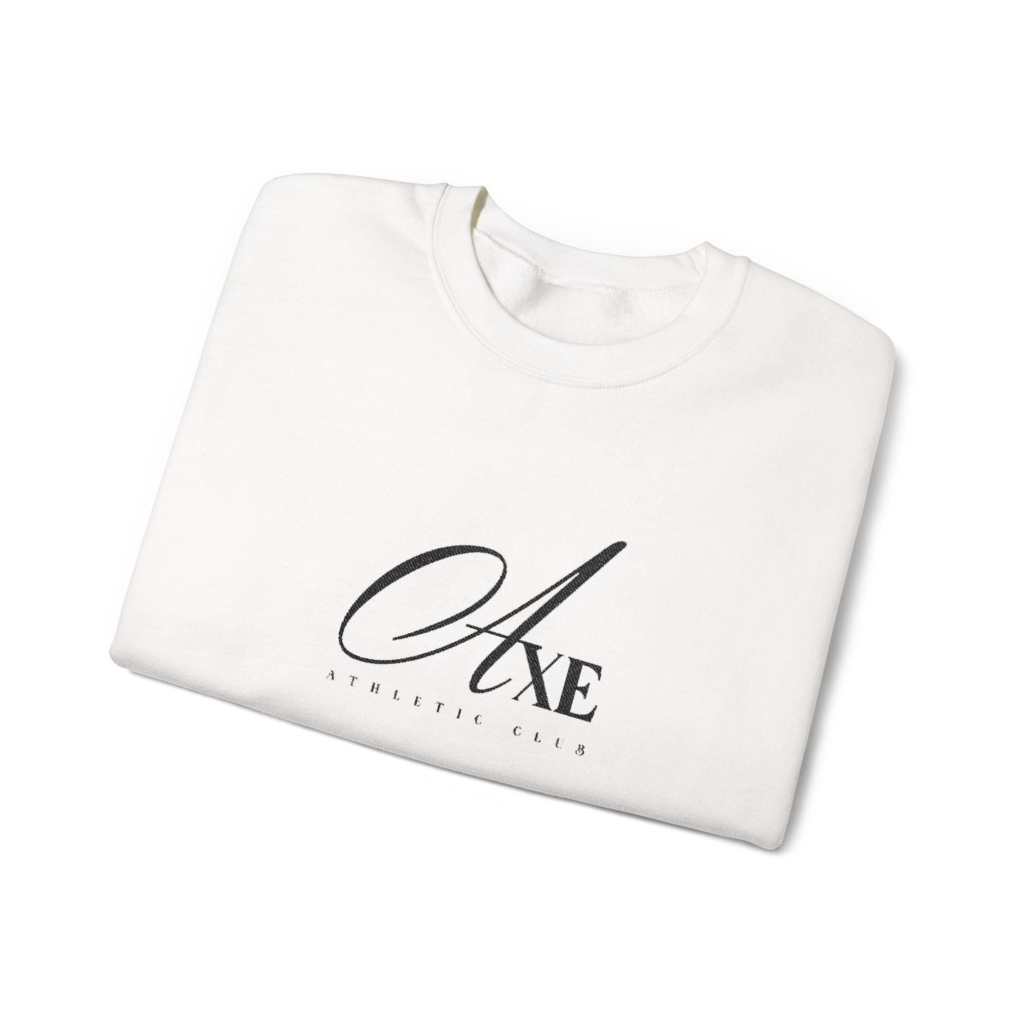 Axe Athletic Club- White Crewneck V2