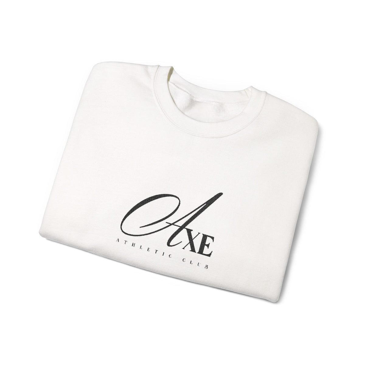 Axe Athletic Club Crewneck V2- White/Sand