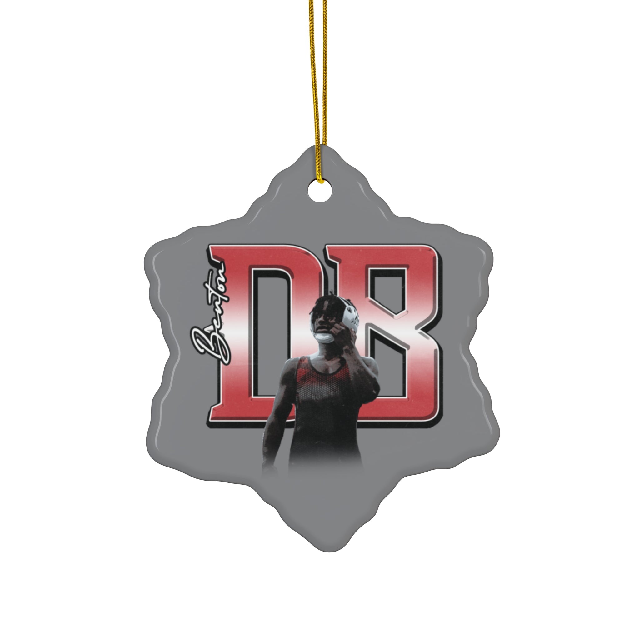 Denzel Benton Ceramic Ornament