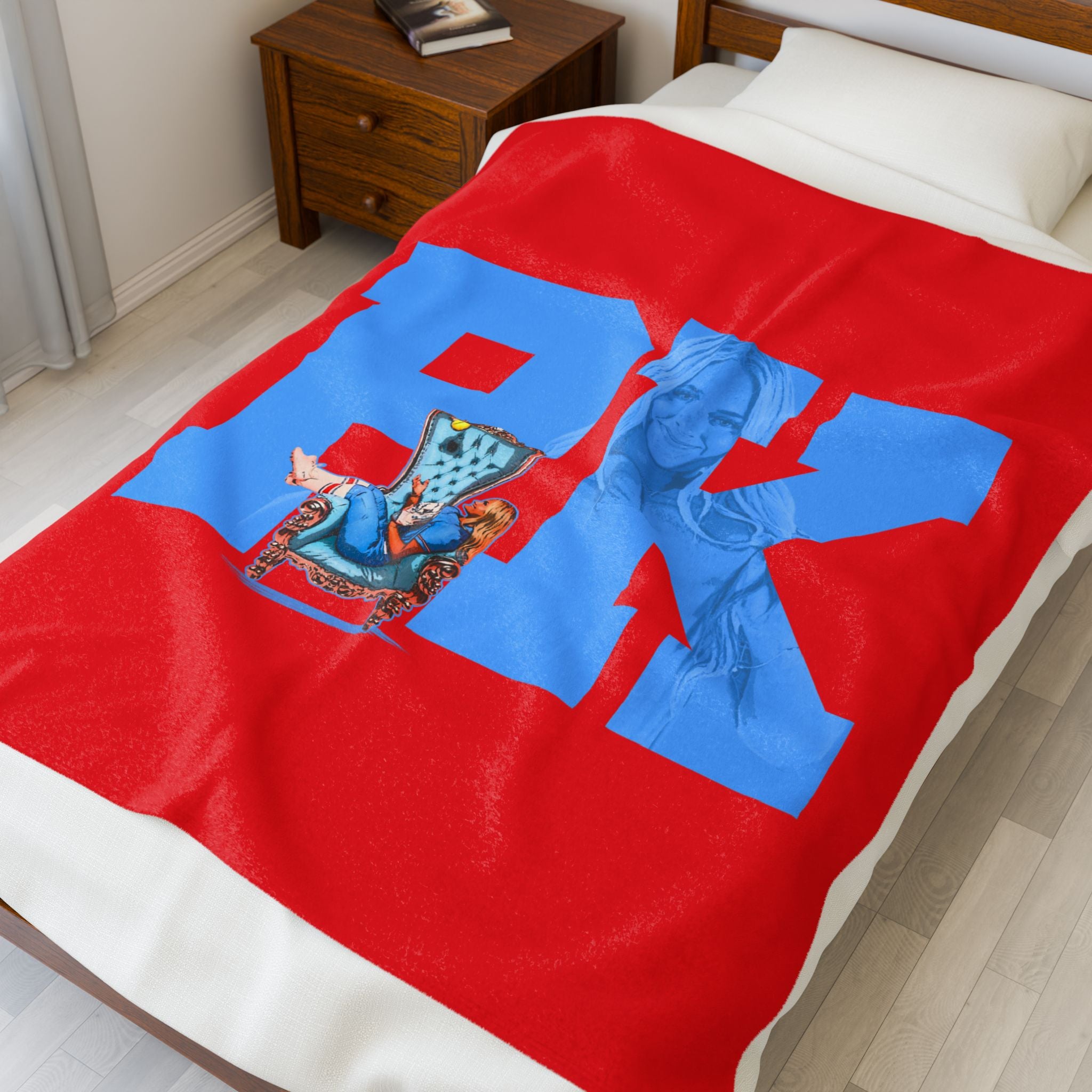 Payton Kennedy Velveteen Plush Blanket