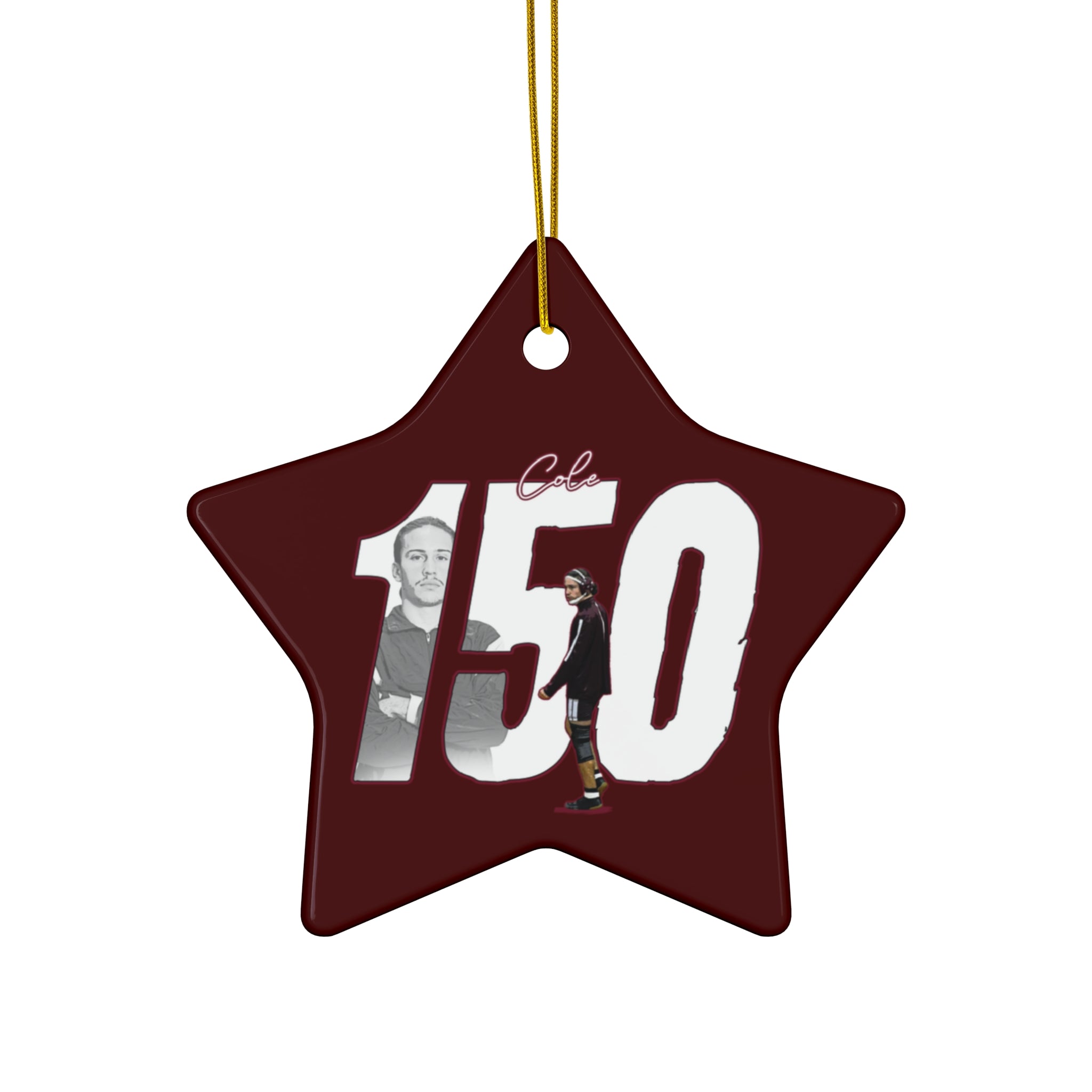 Caleb Cole Ceramic Ornament