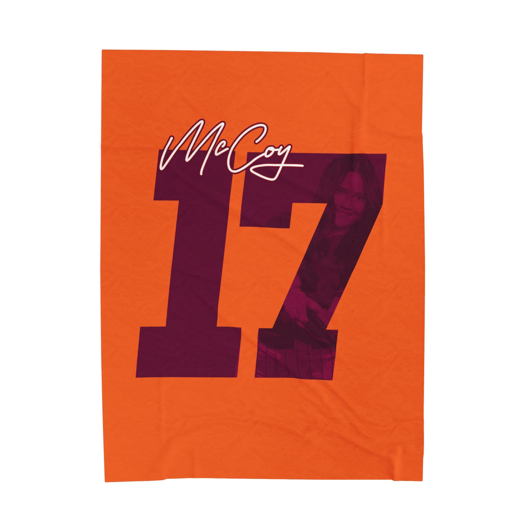 Mylie McCoy Velveteen Plush Blanket