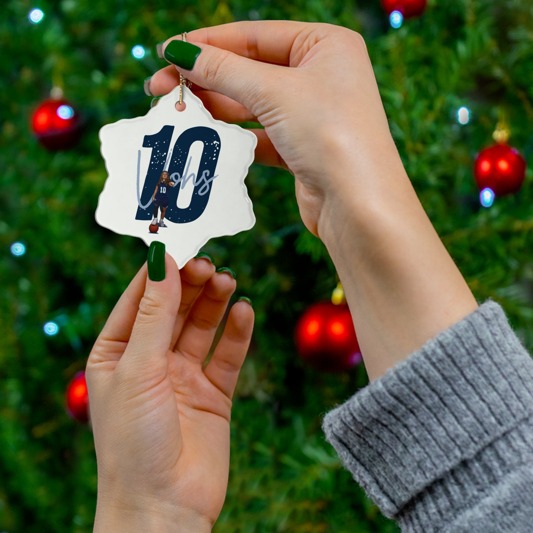 Vanessa Vohs Ceramic Ornament