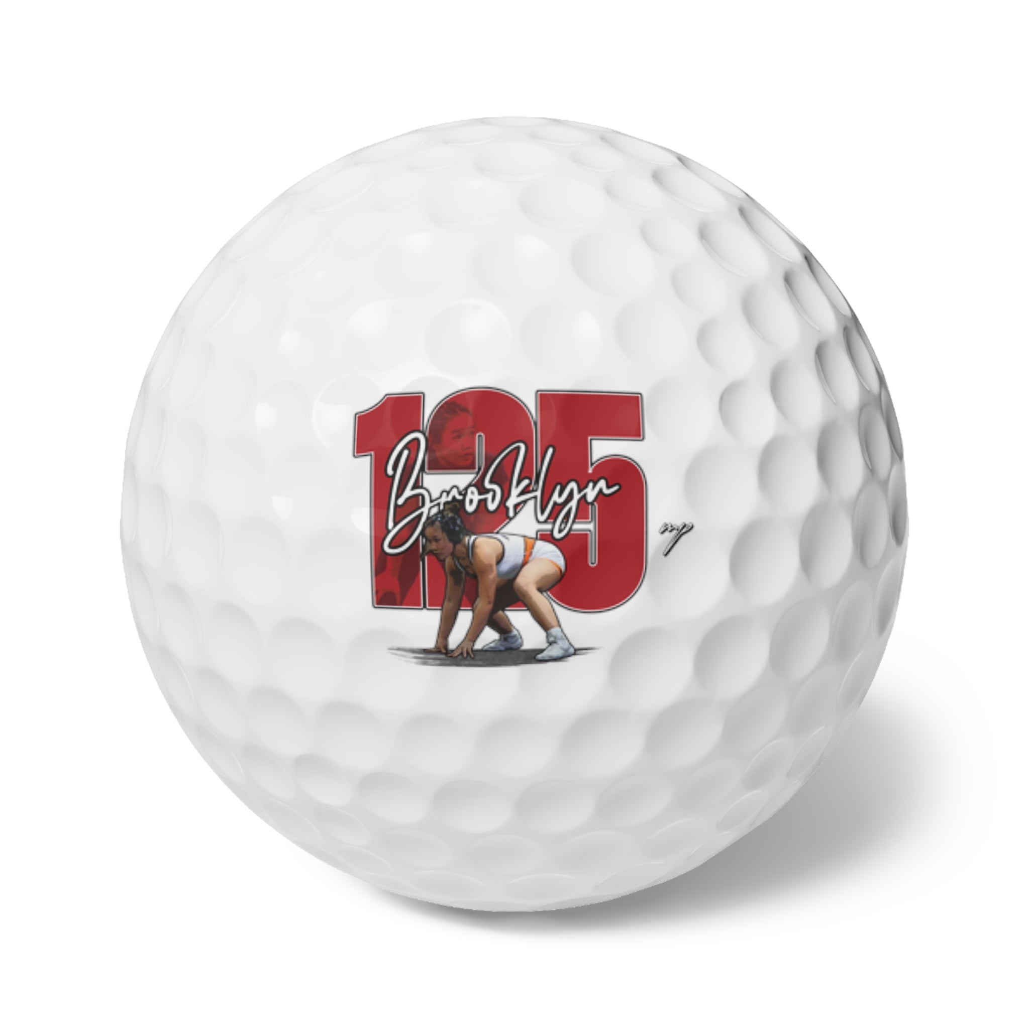 Brooklyn Sheaffer Golf Balls, 6pc
