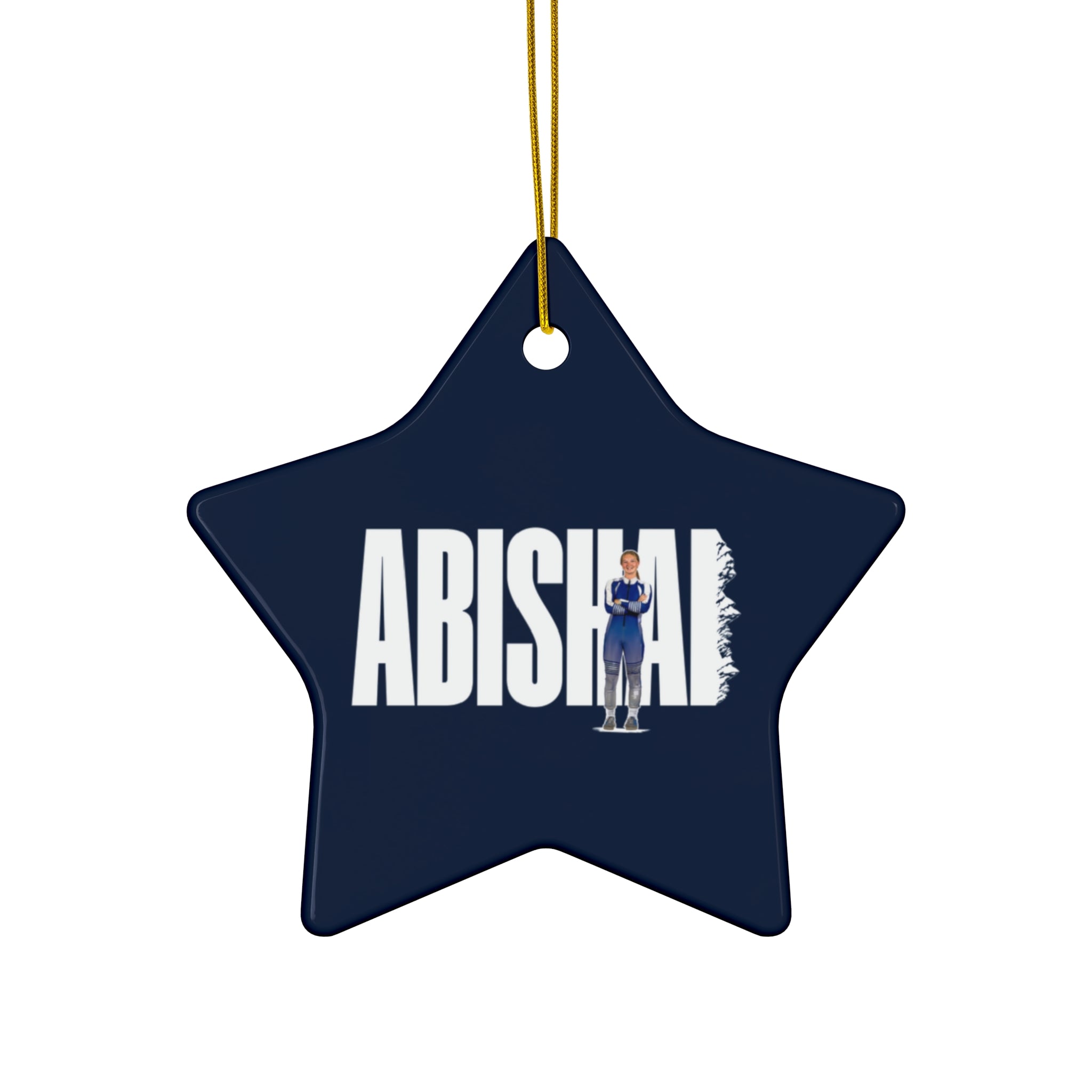 Abishai Corey Ceramic Ornament