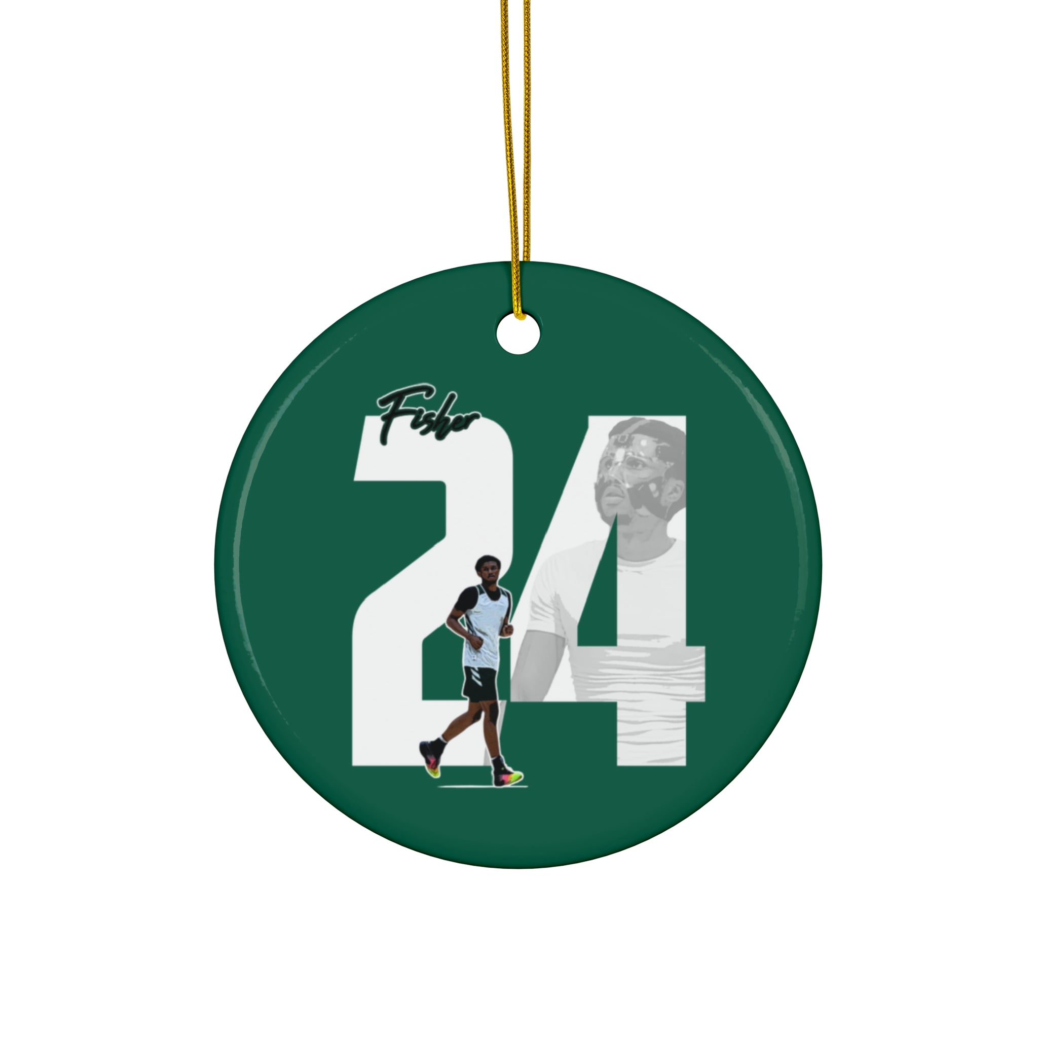 Jordan Fisher Ceramic Ornament