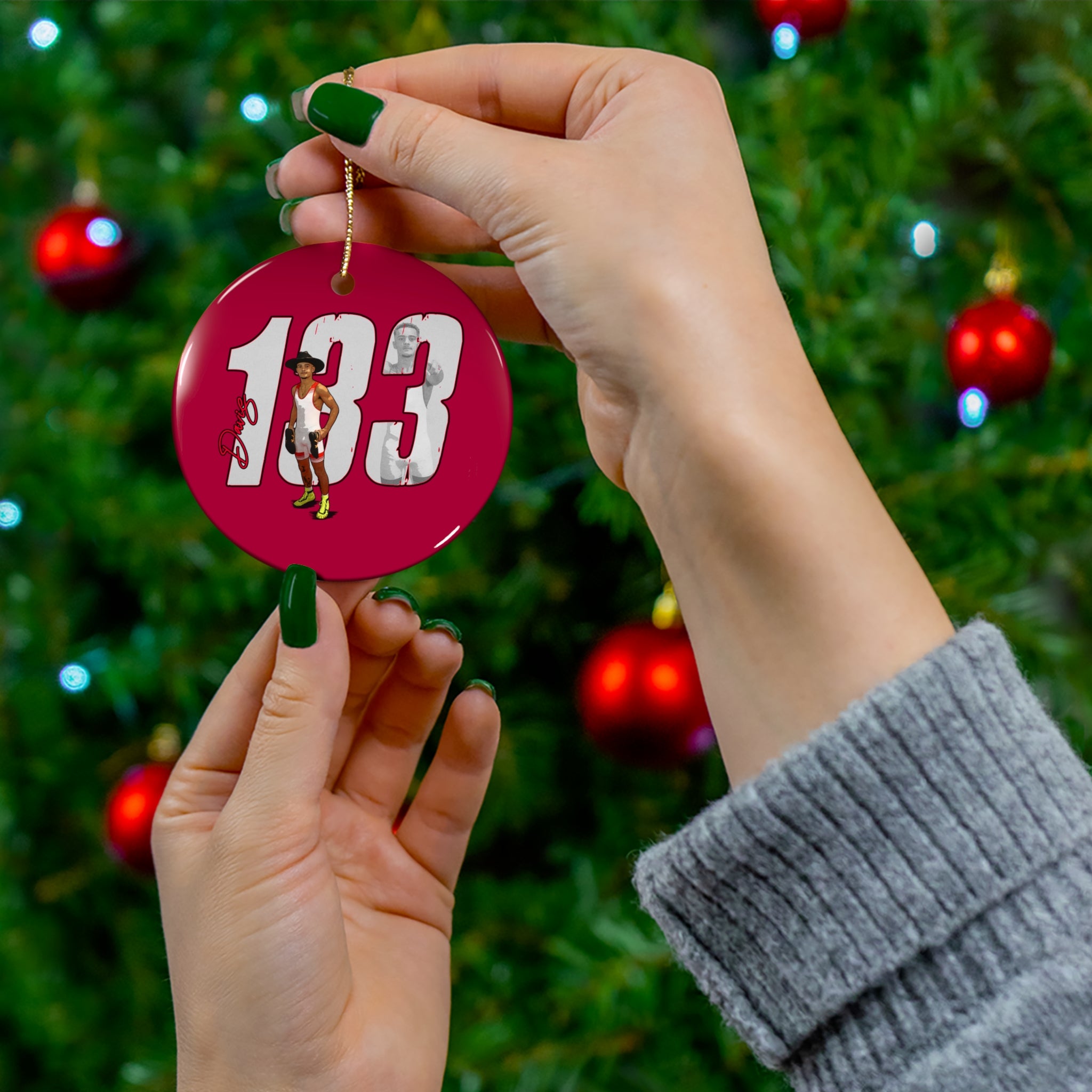 CJ Davis Ceramic Ornament