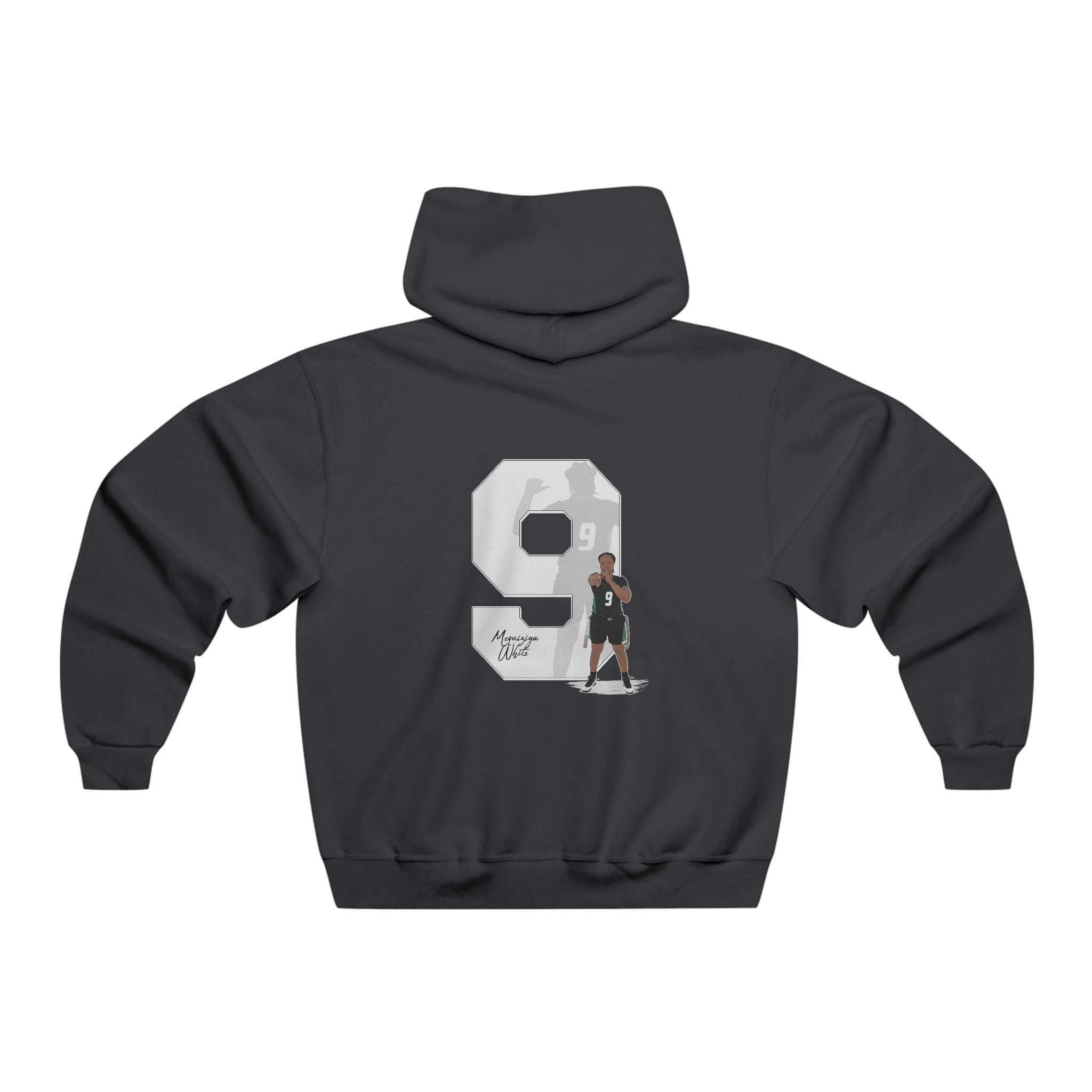 Mequiziya White Vintage Hoodie