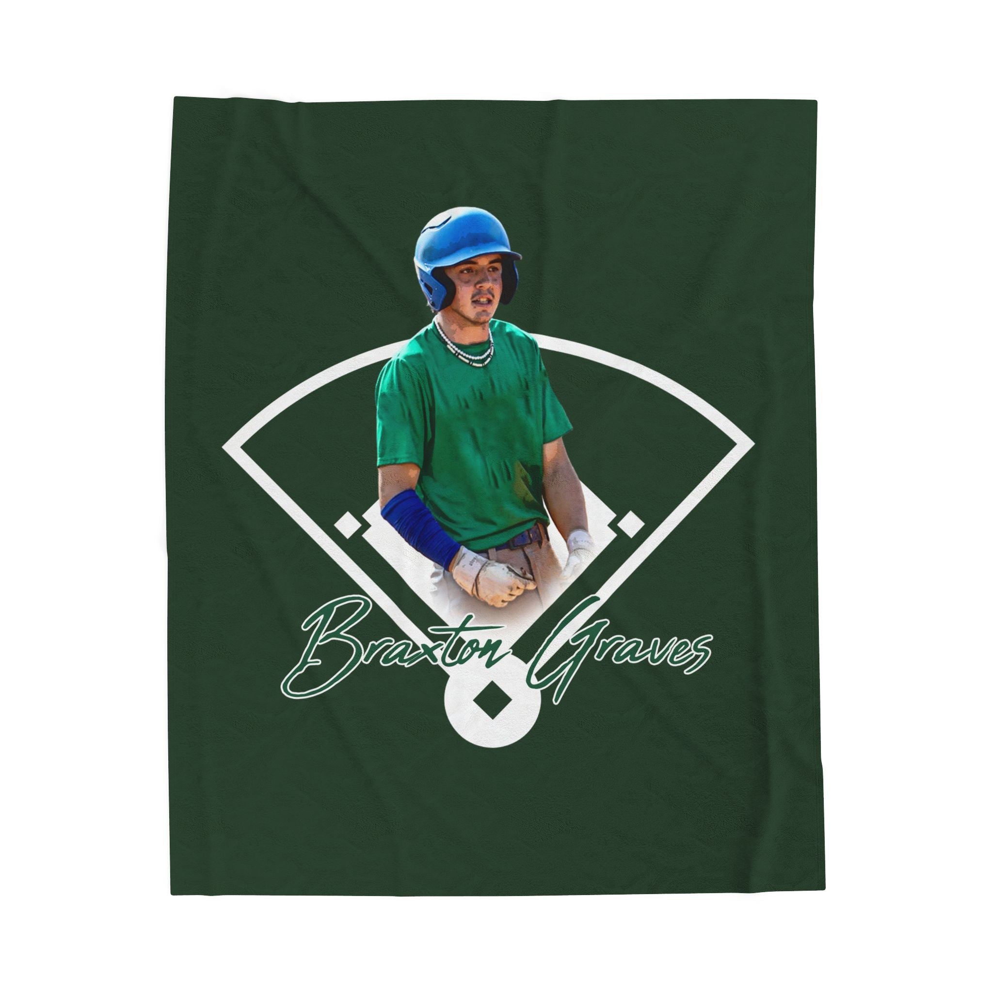 Braxton Graves Velveteen Plush Blanket
