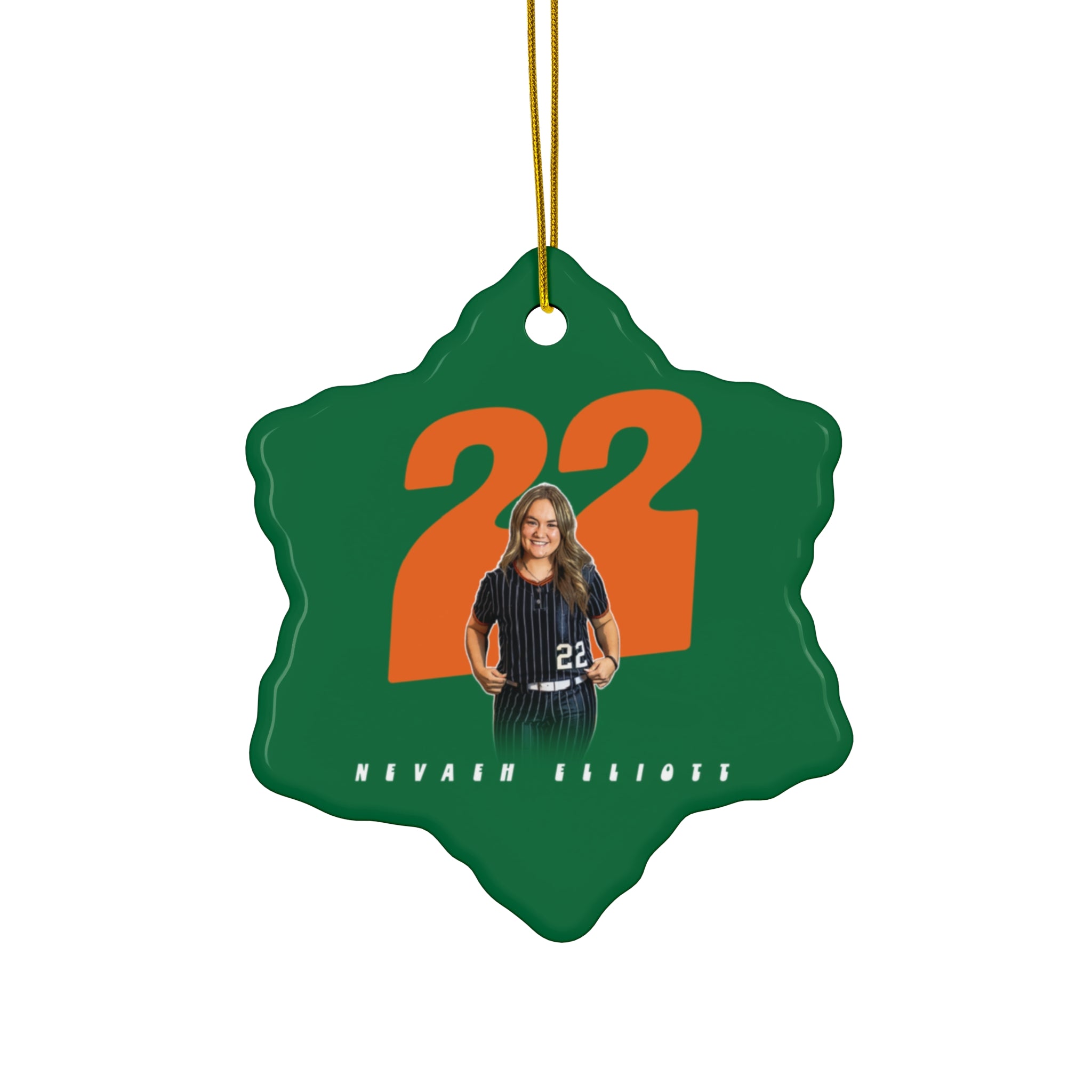 Nevaeh Elliott Ceramic Ornament