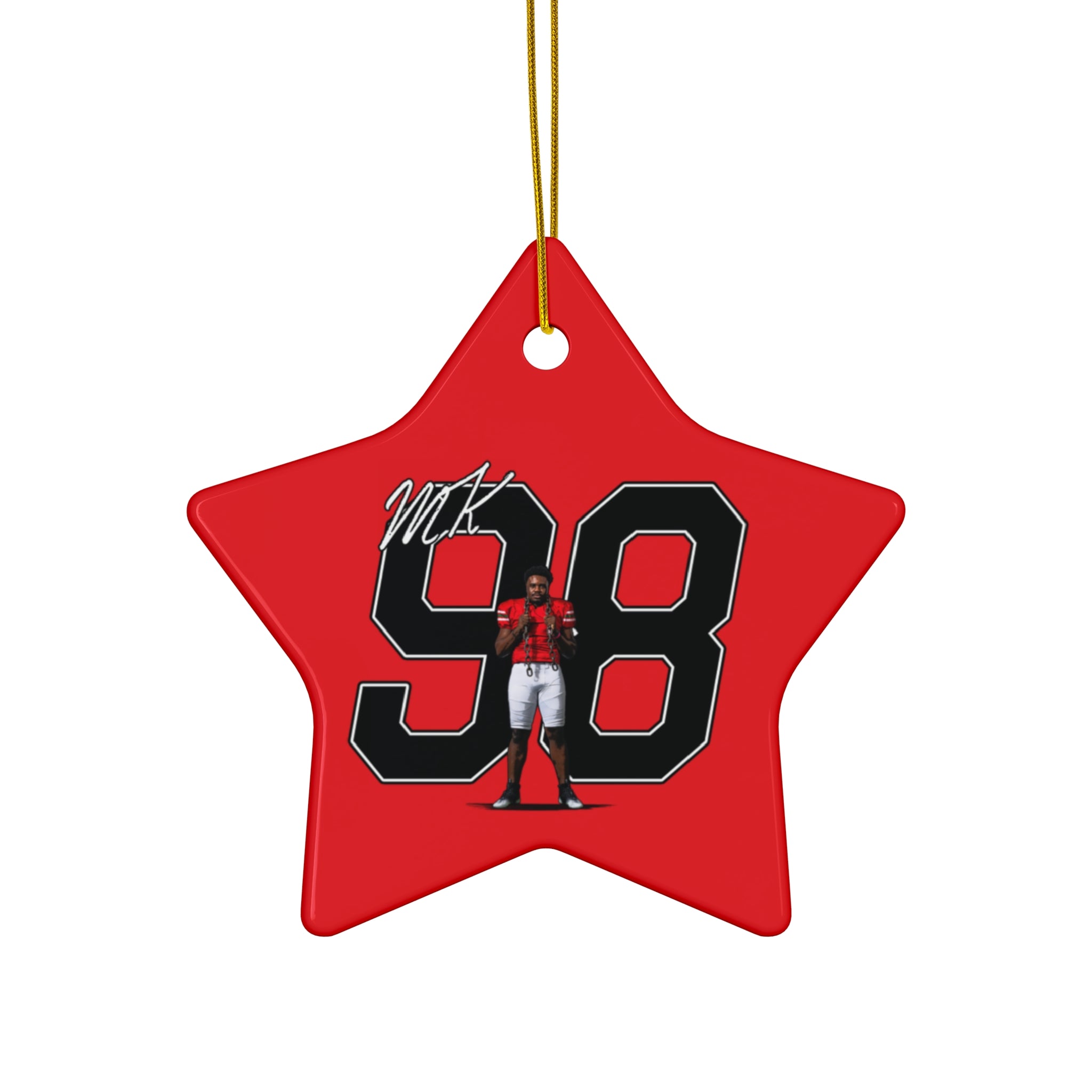 Messi Kalenda Ceramic Ornament