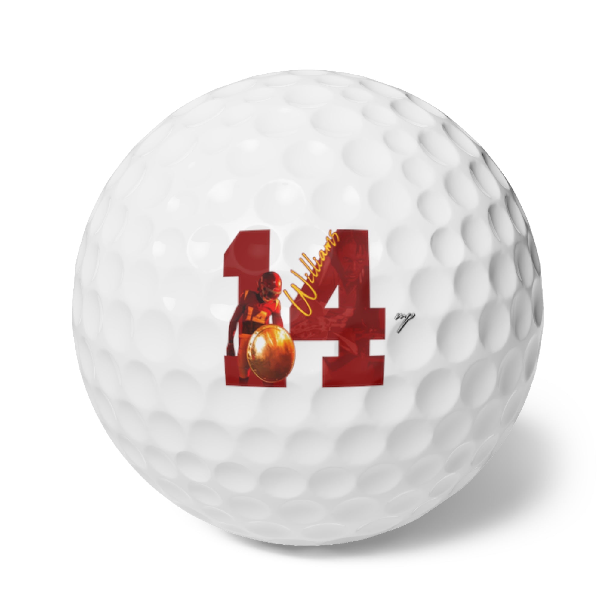 Andrew Williams Golf Balls, 6pc