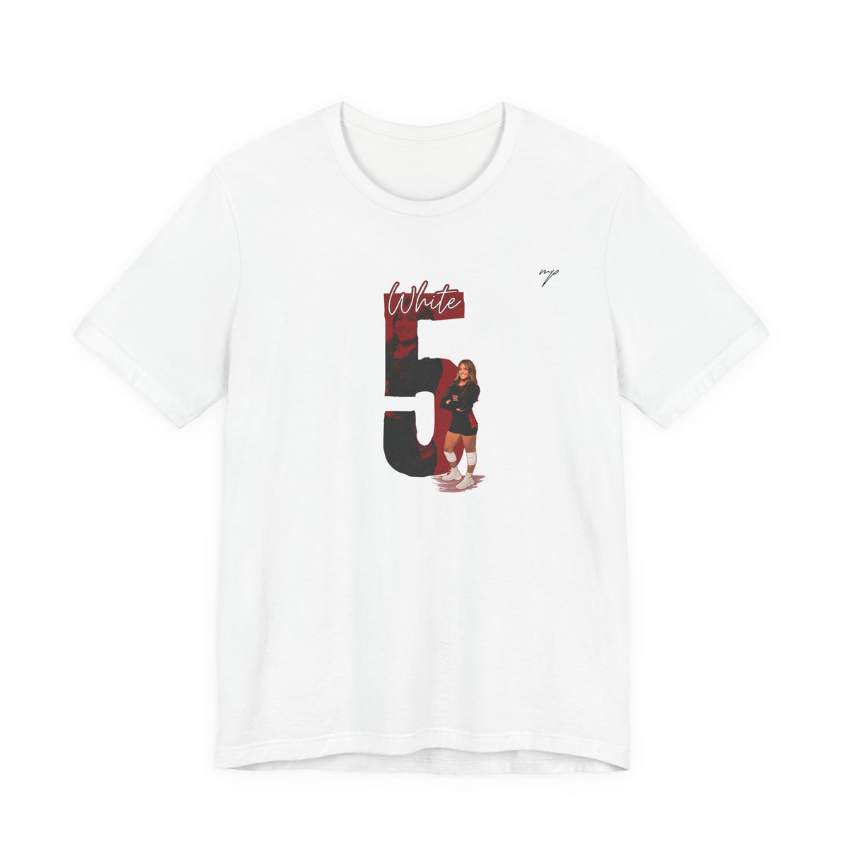 Amelia White Graphic Tee