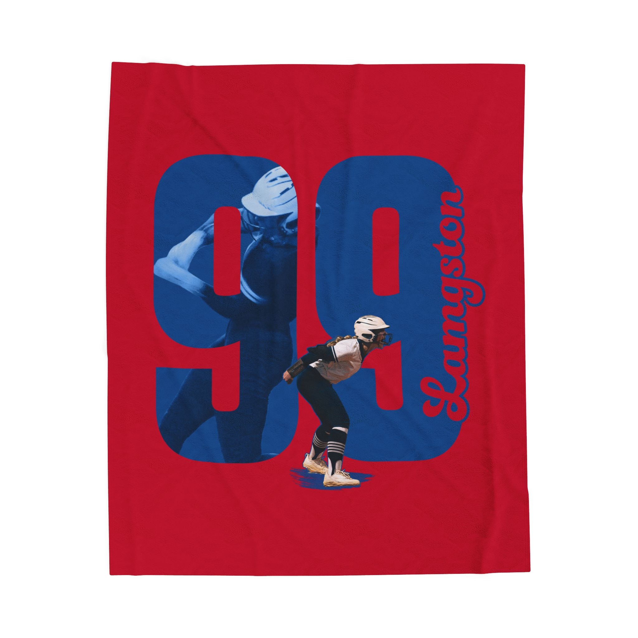Gabby Langston Velveteen Plush Blanket